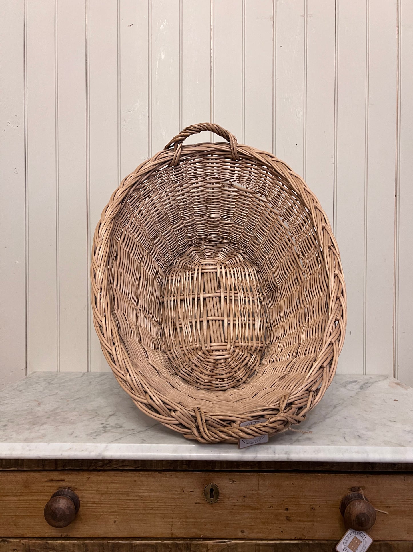 French Laundry Basket Oval