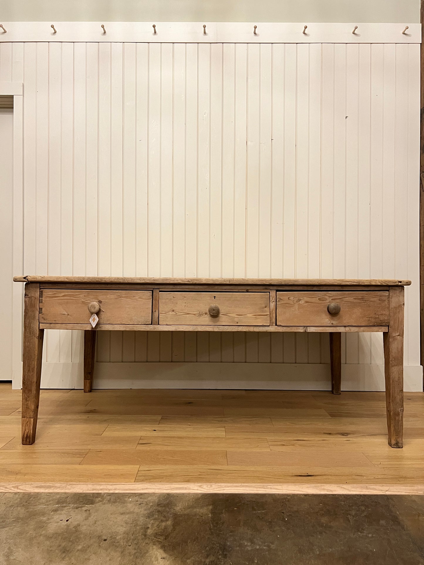 Victorian Pine 6 Drawer Dairy Table