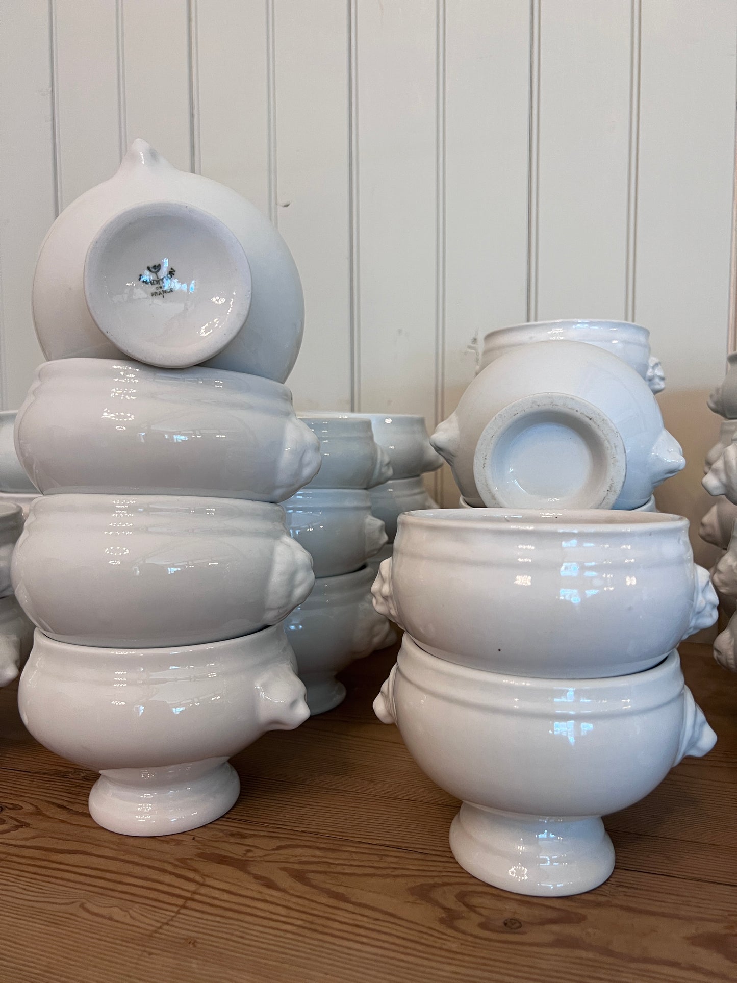French Lion Head Soup Bowl