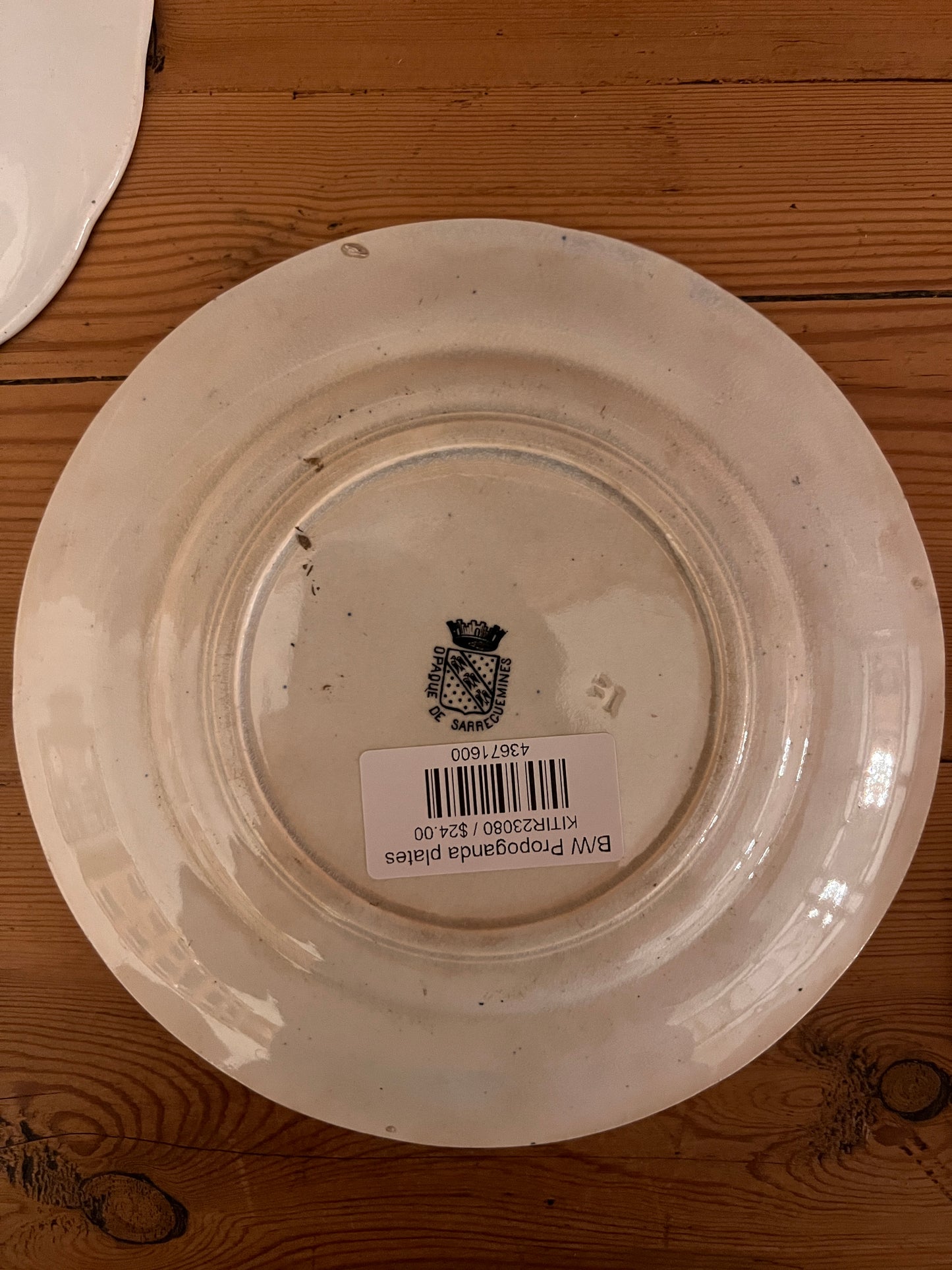 French Conversation Plates