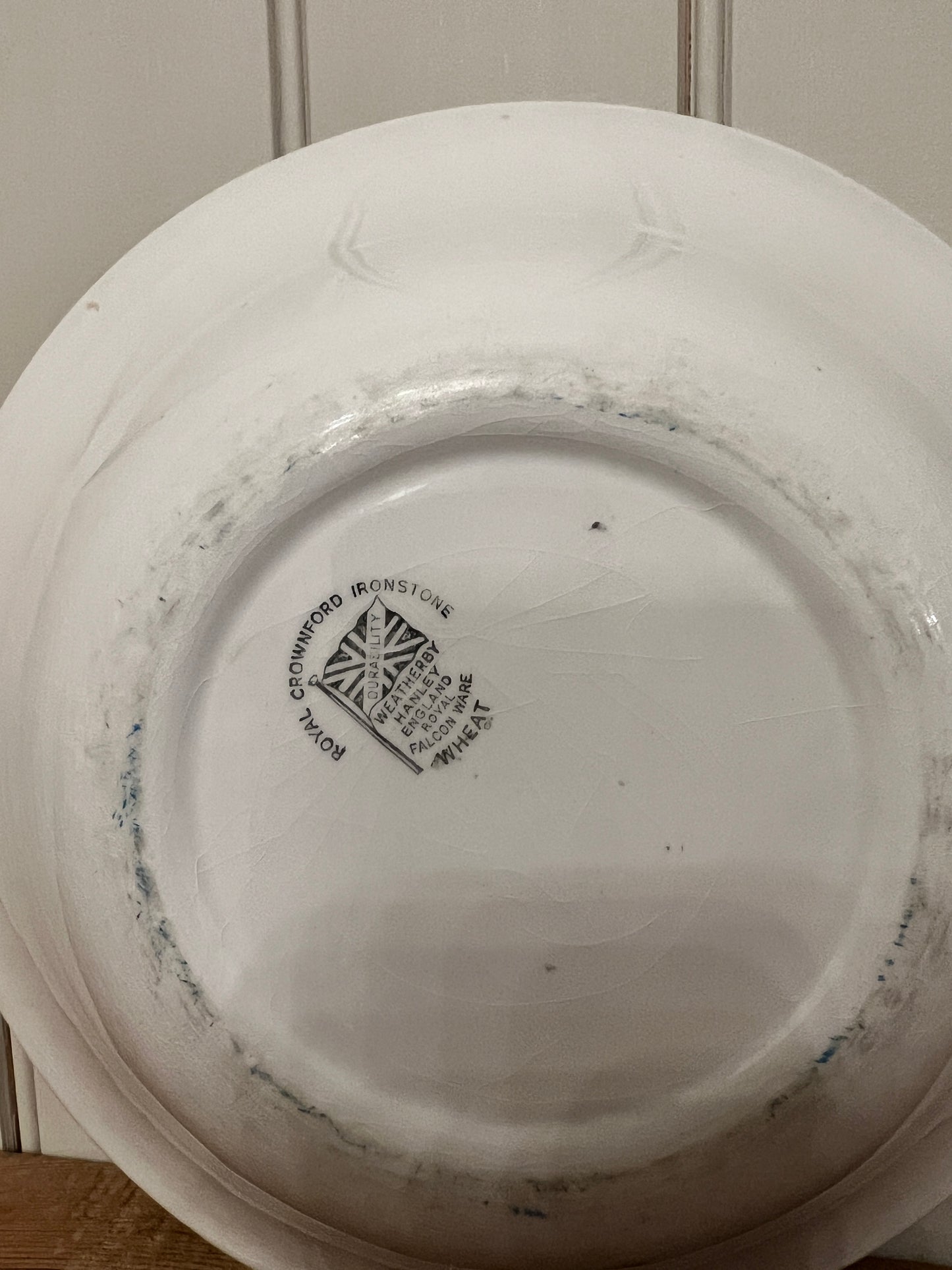 Crownford Ironstone Wheat Bowl