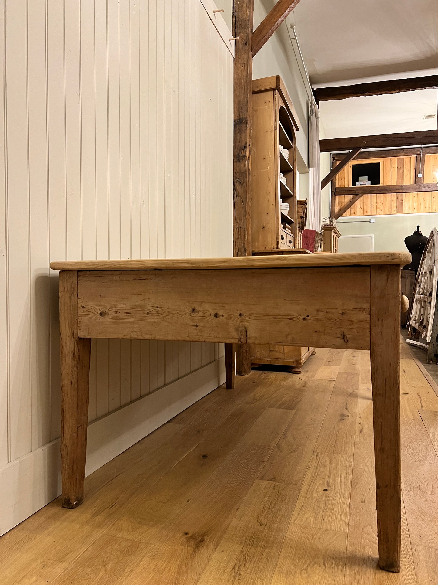 Victorian Pine 6 Drawer Dairy Table
