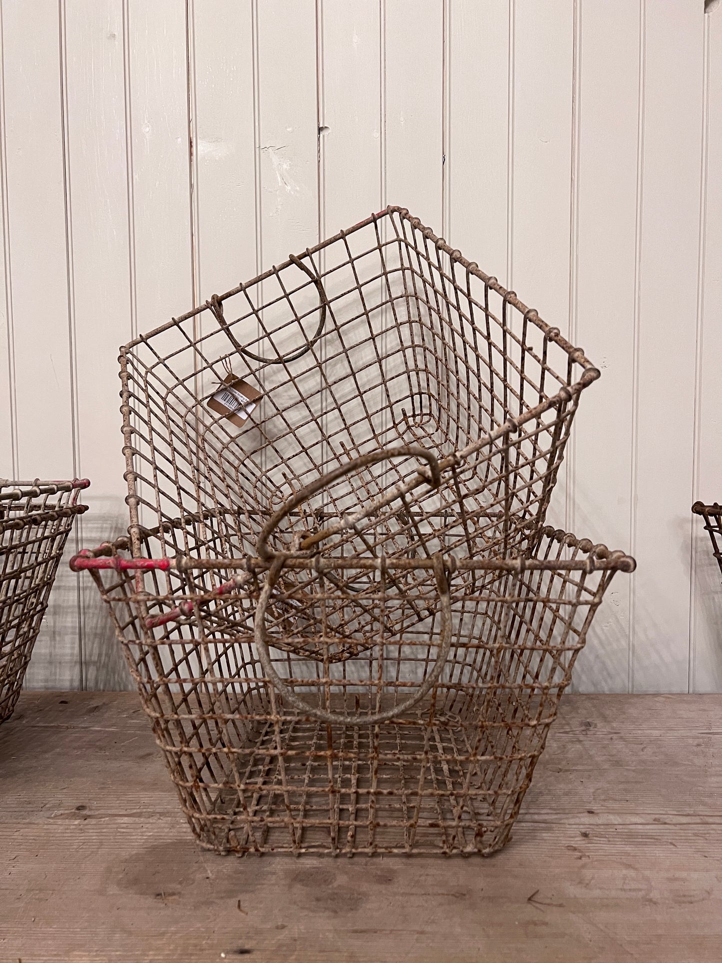 French Oyster Shelling Baskets