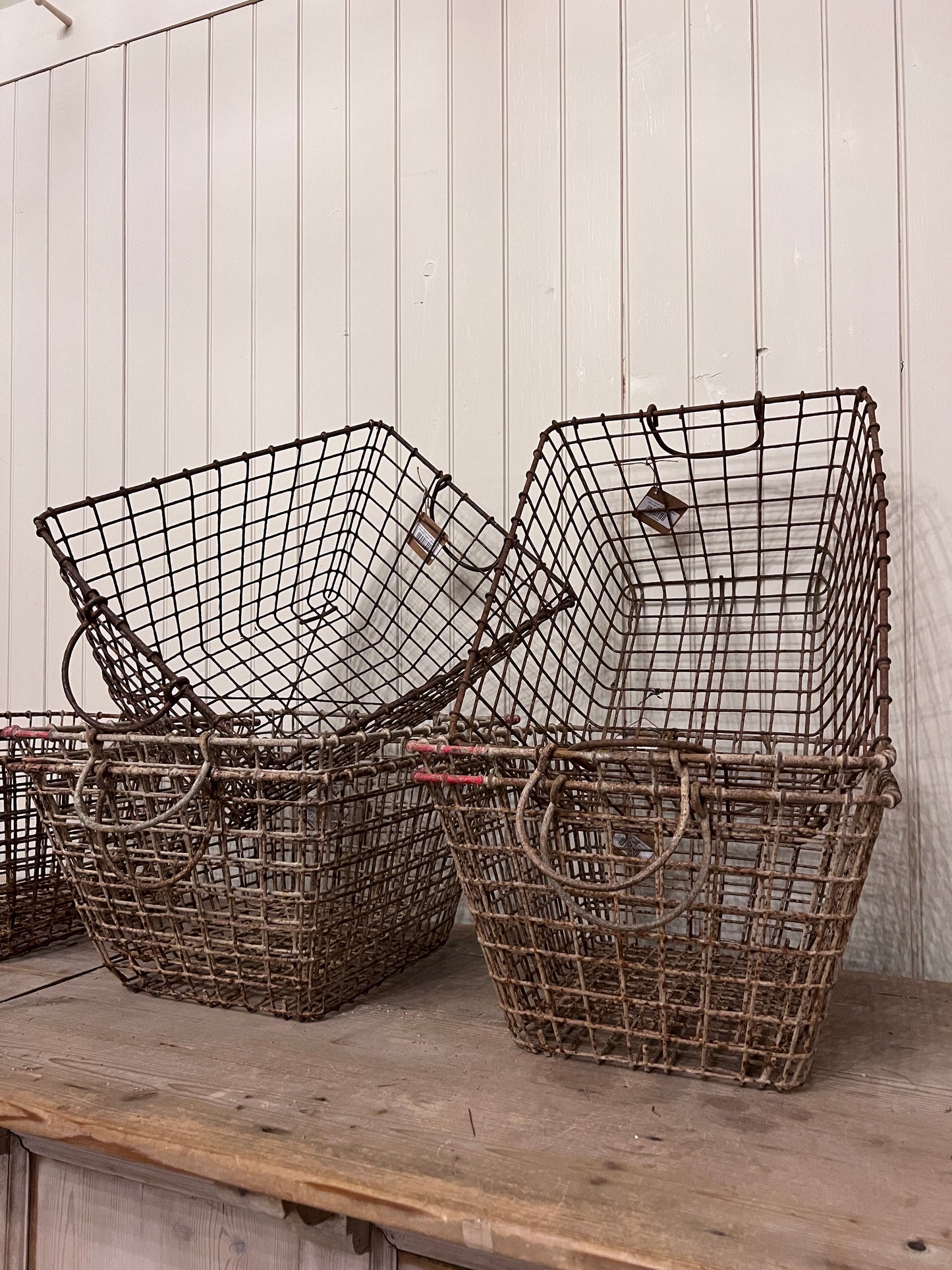French Oyster Shelling Baskets
