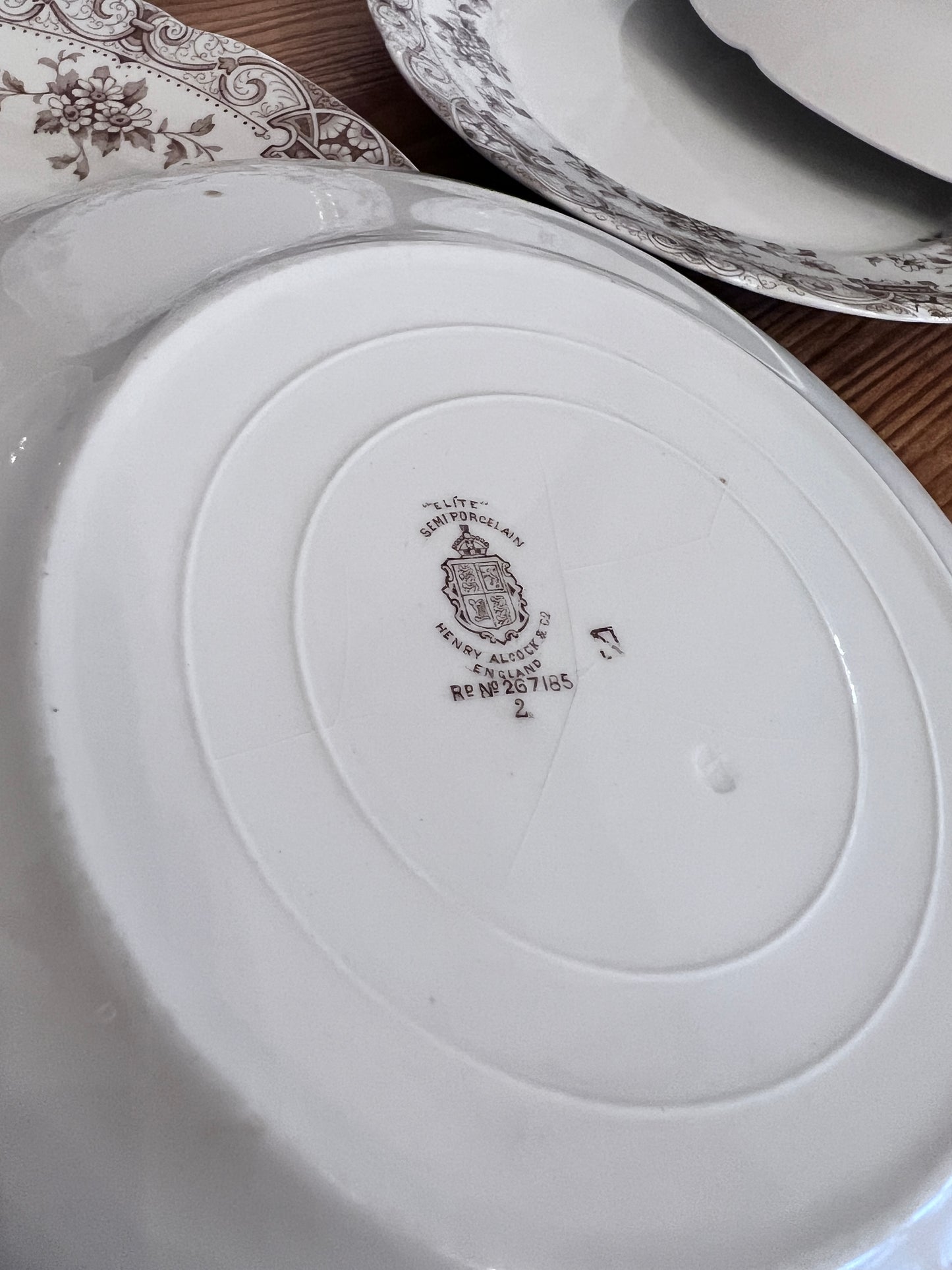 Henry Alcock Ironstone Lunch Plate