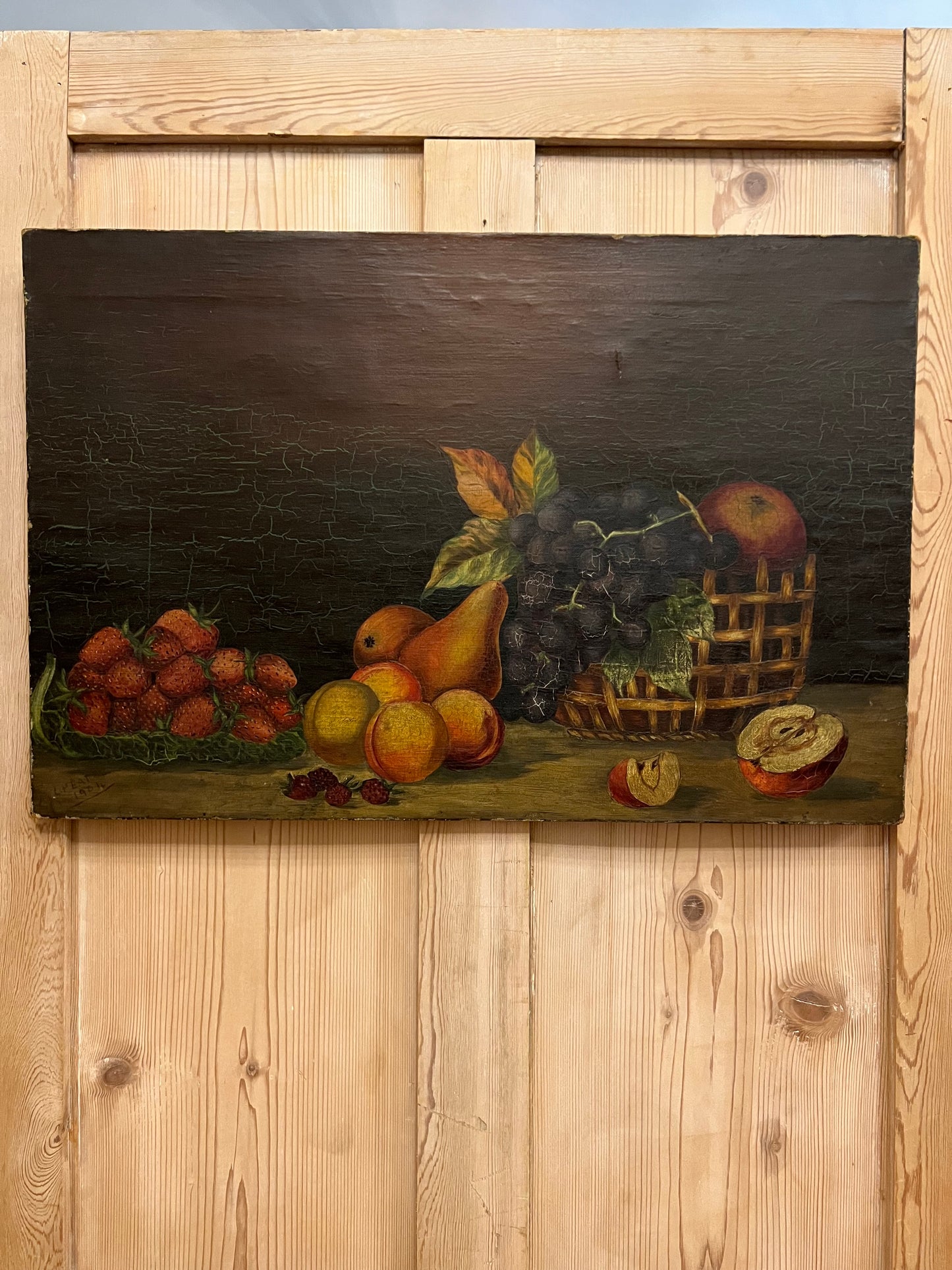 C. 1901 Still Life - A Basket of Fruit