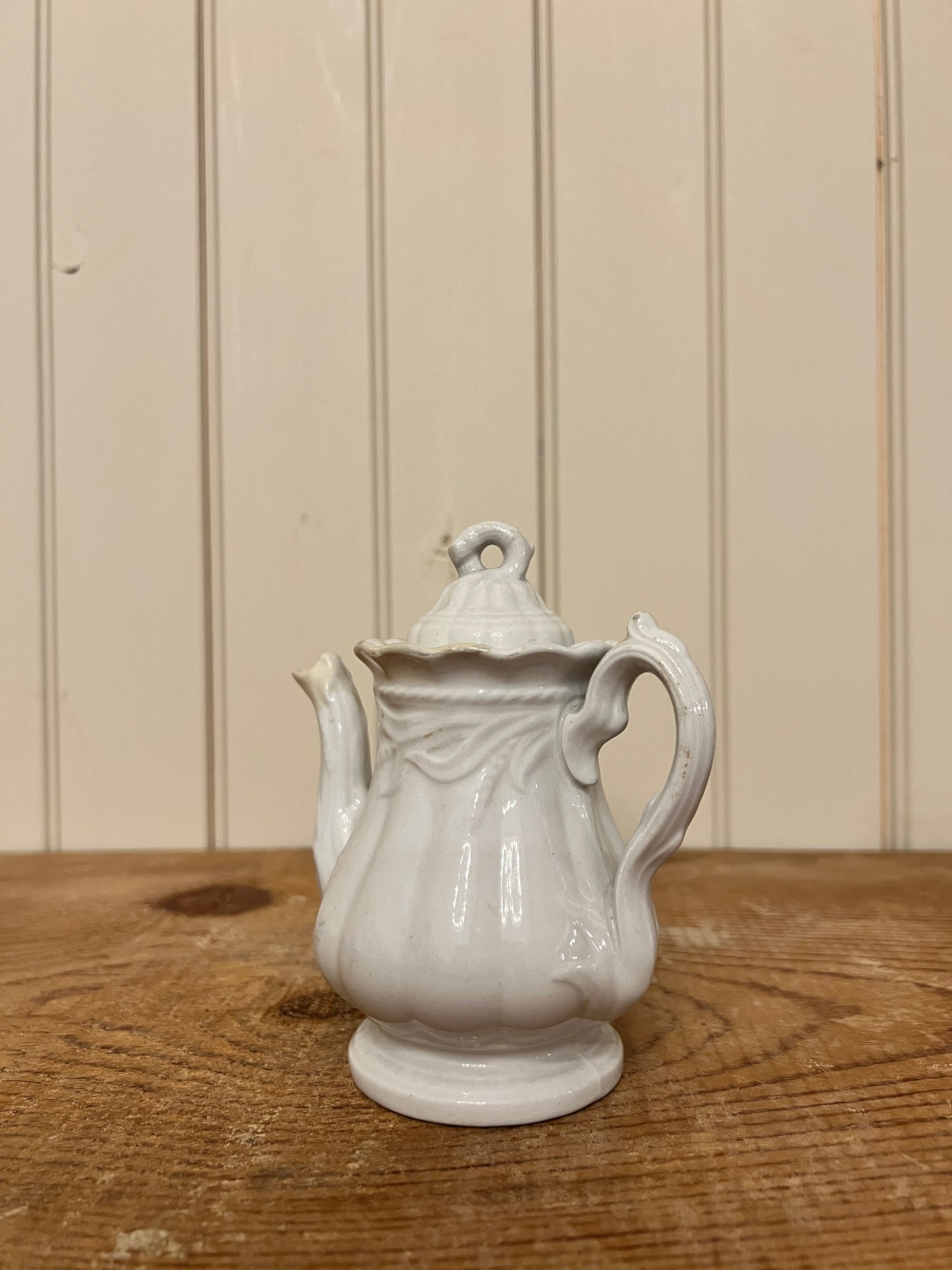 Elsmore & Forster Miniature Wheat Coffee Pot & Sugar Bowl