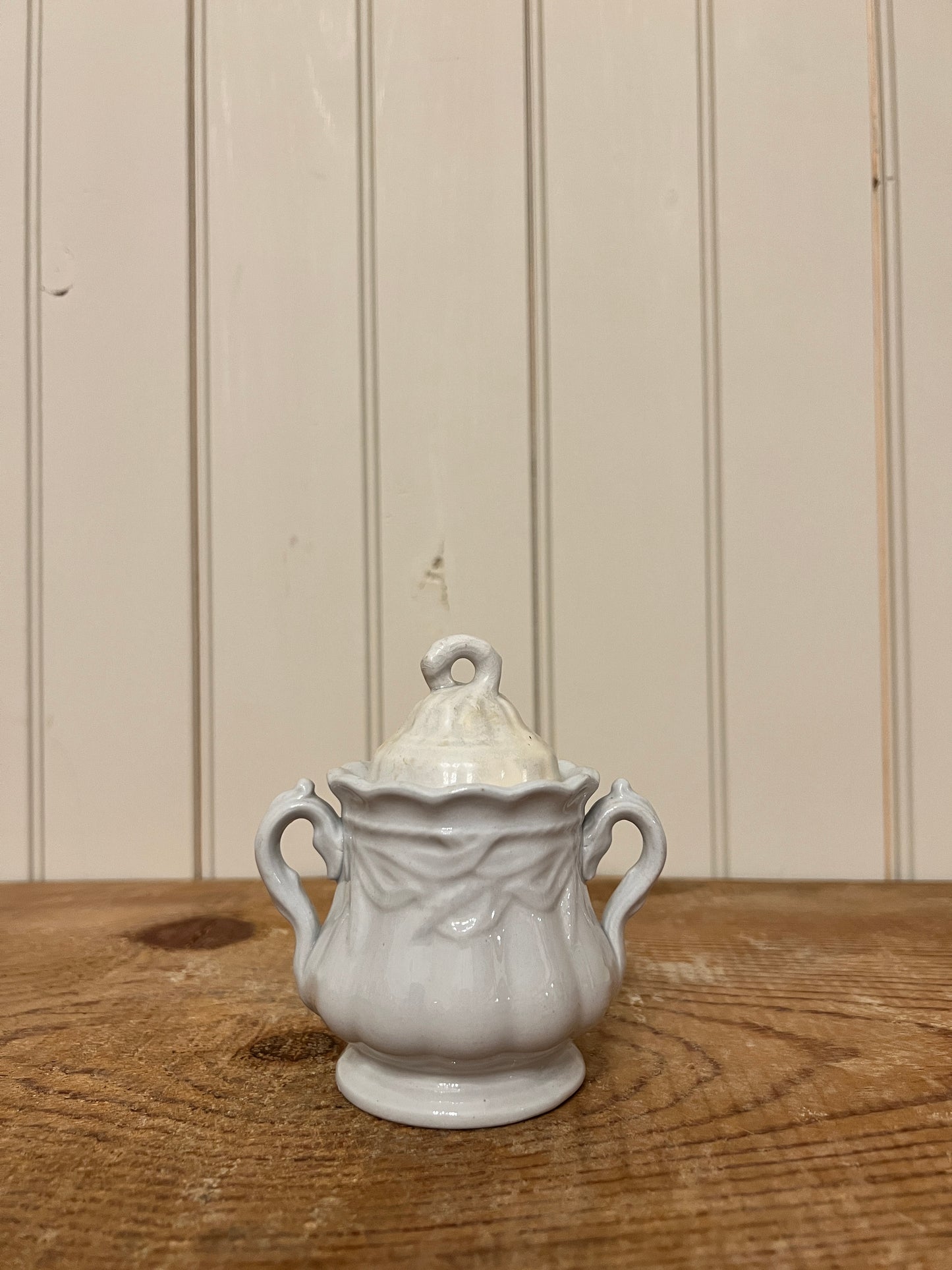 Elsmore & Forster Miniature Wheat Coffee Pot & Sugar Bowl