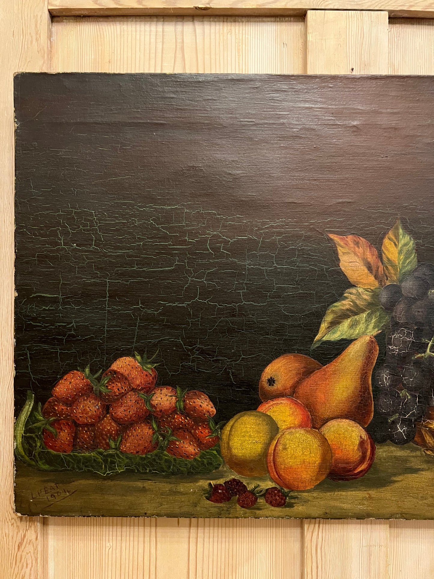 C. 1901 Still Life - A Basket of Fruit
