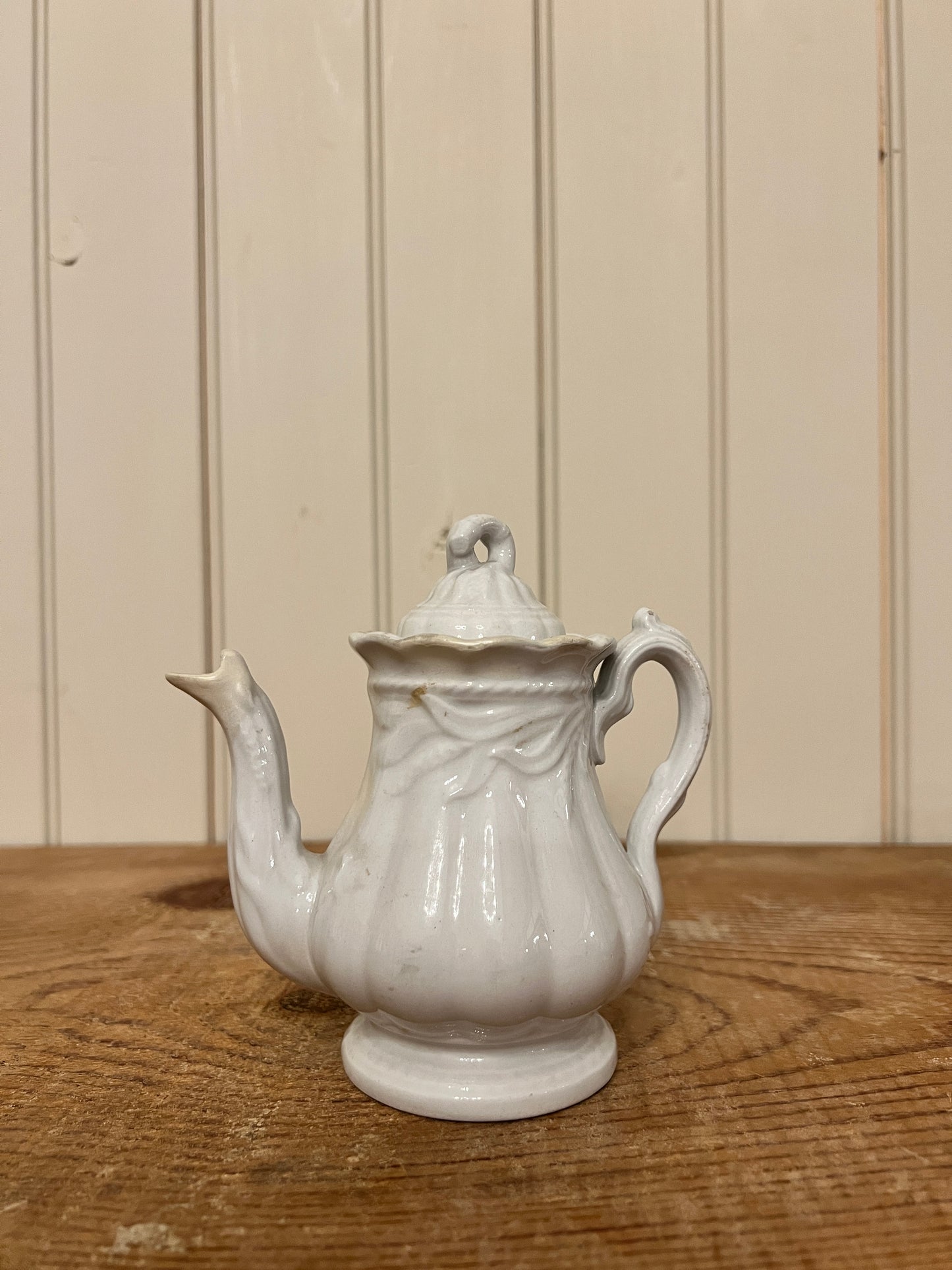 Elsmore & Forster Miniature Wheat Coffee Pot & Sugar Bowl