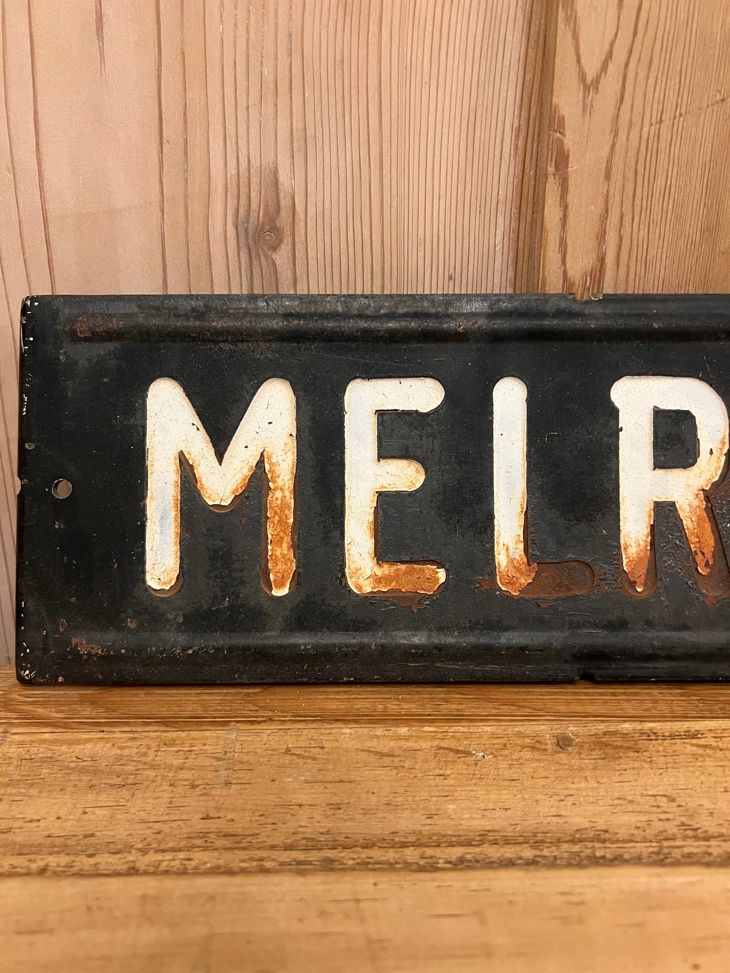 Melrose Street Sign