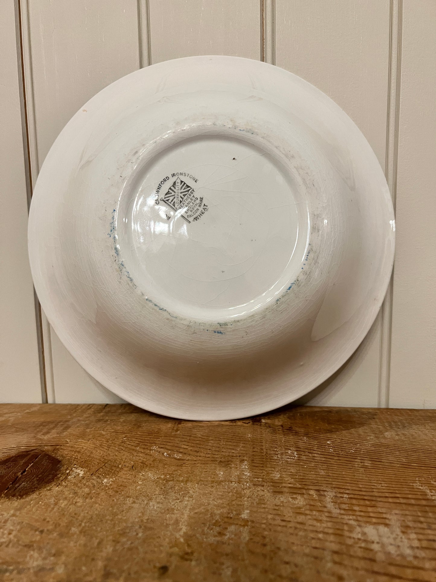 Crownford Ironstone Wheat Bowl