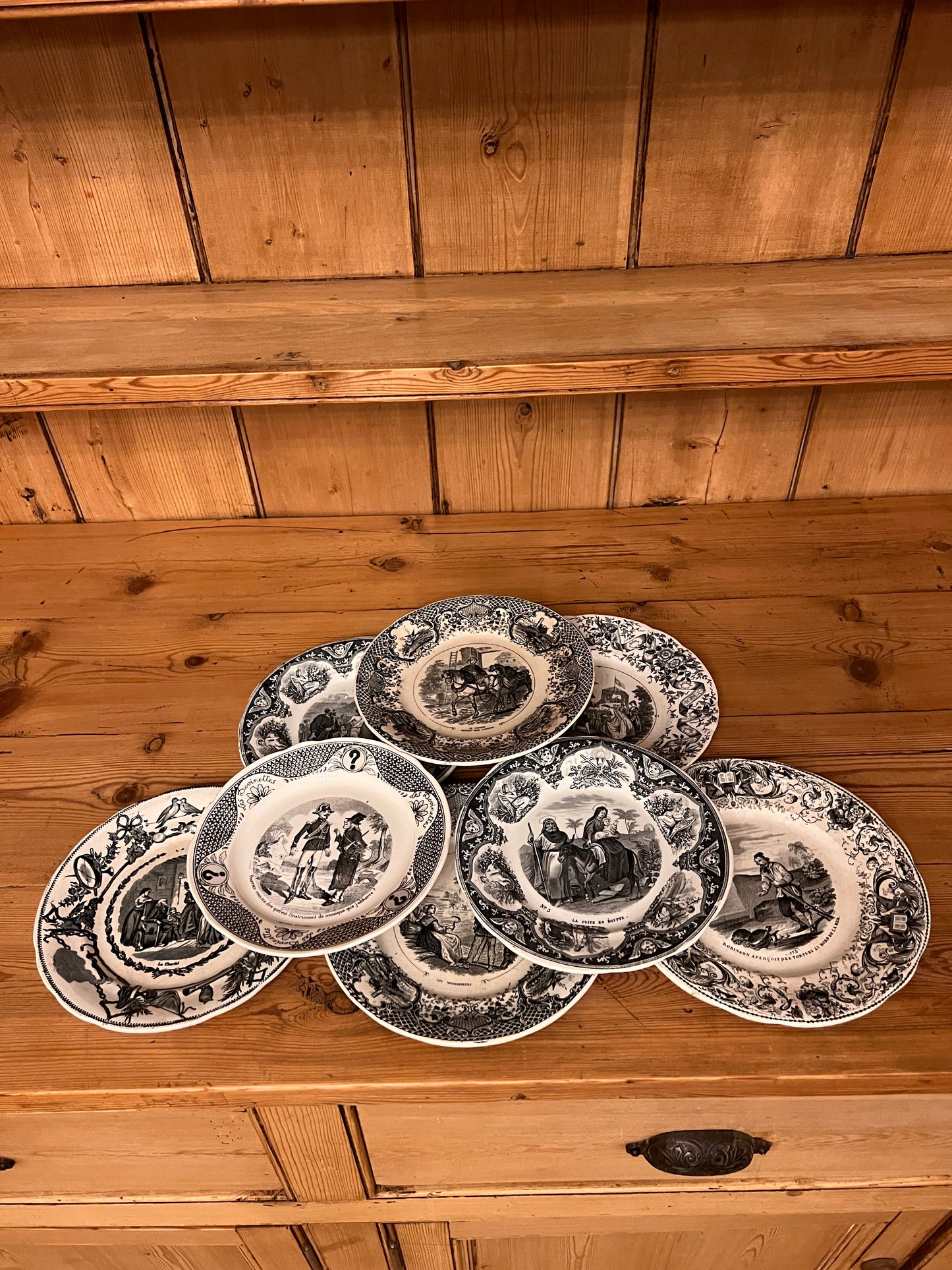 French Conversation Plates