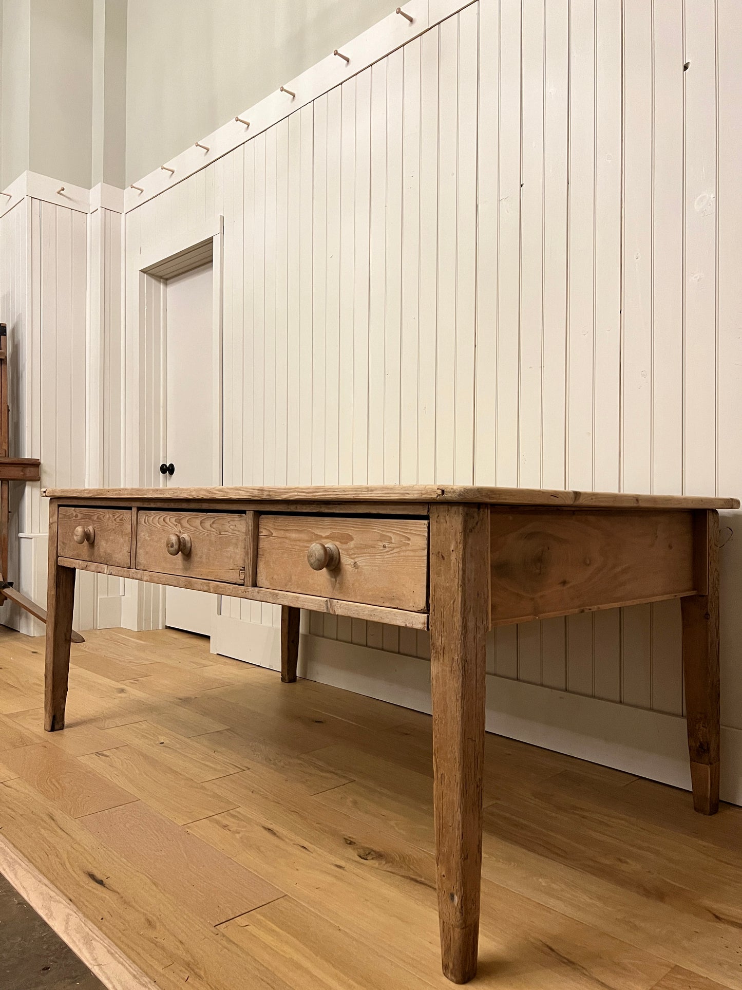 Victorian Pine 6 Drawer Dairy Table