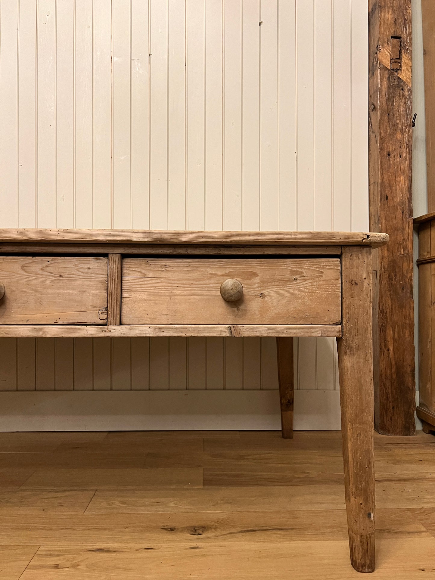 Victorian Pine 6 Drawer Dairy Table