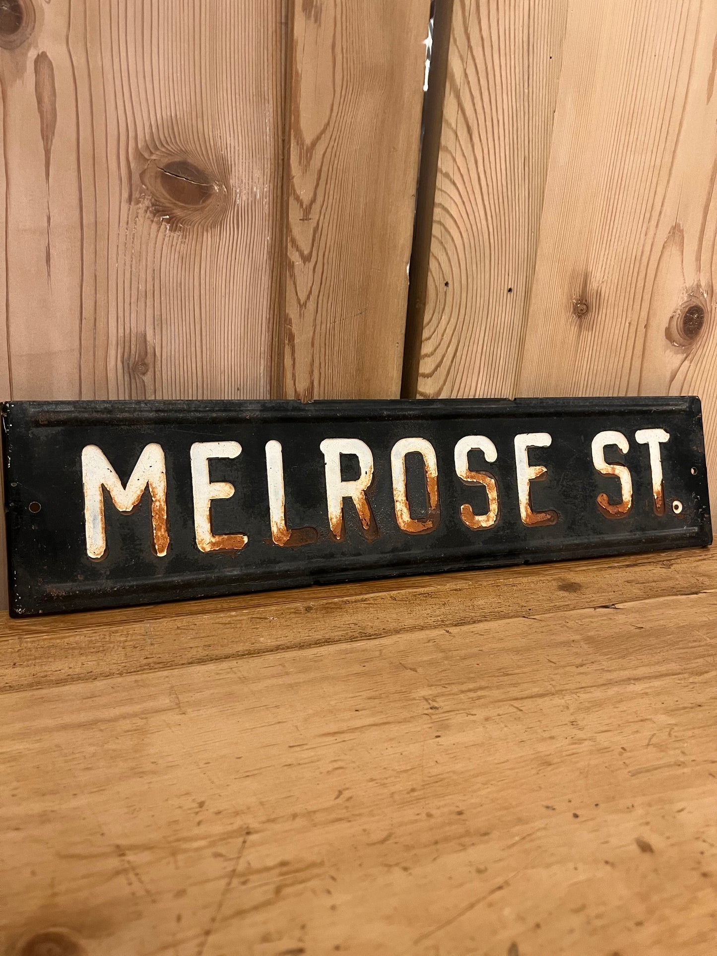 Melrose Street Sign