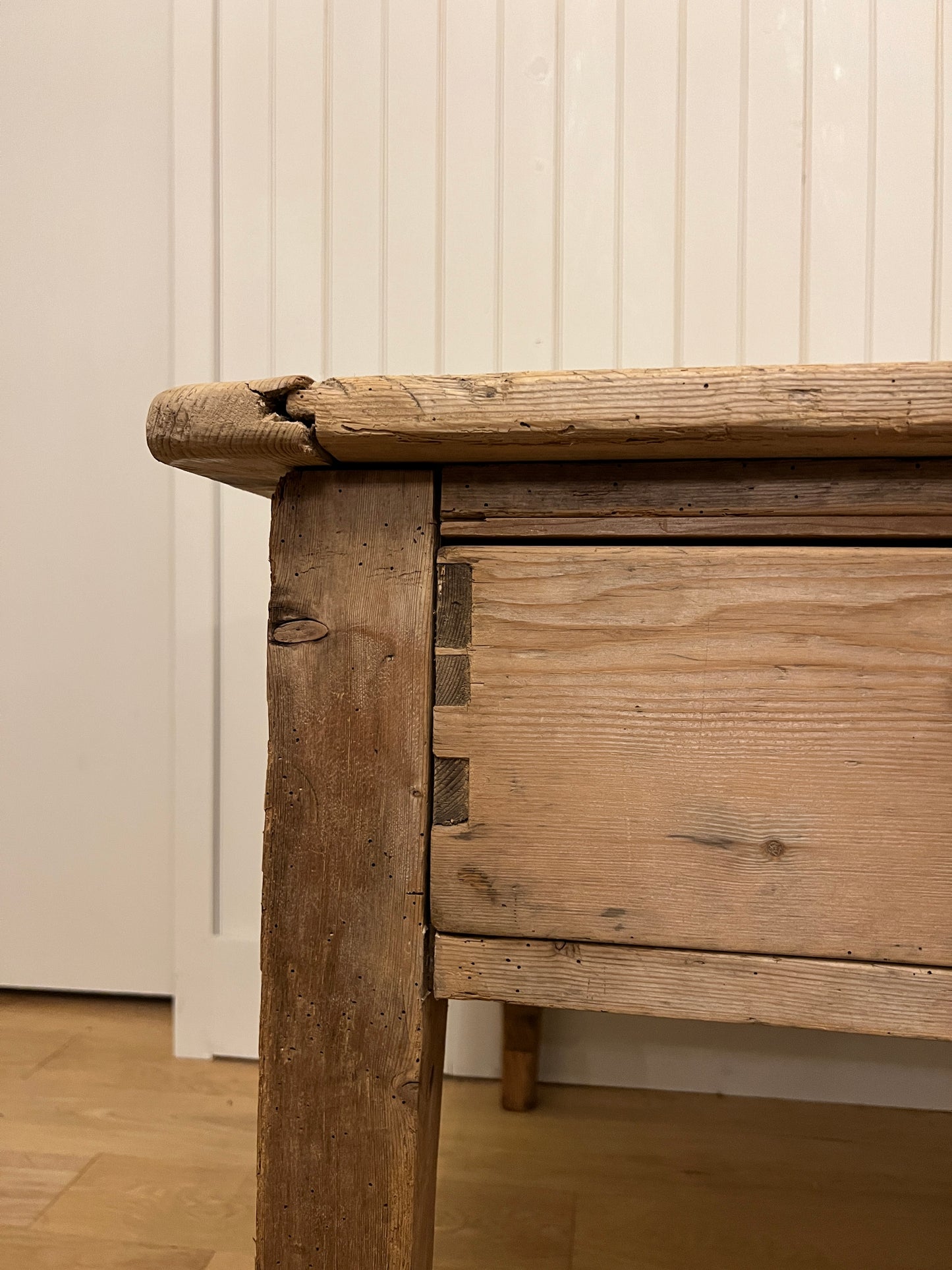 Victorian Pine 6 Drawer Dairy Table