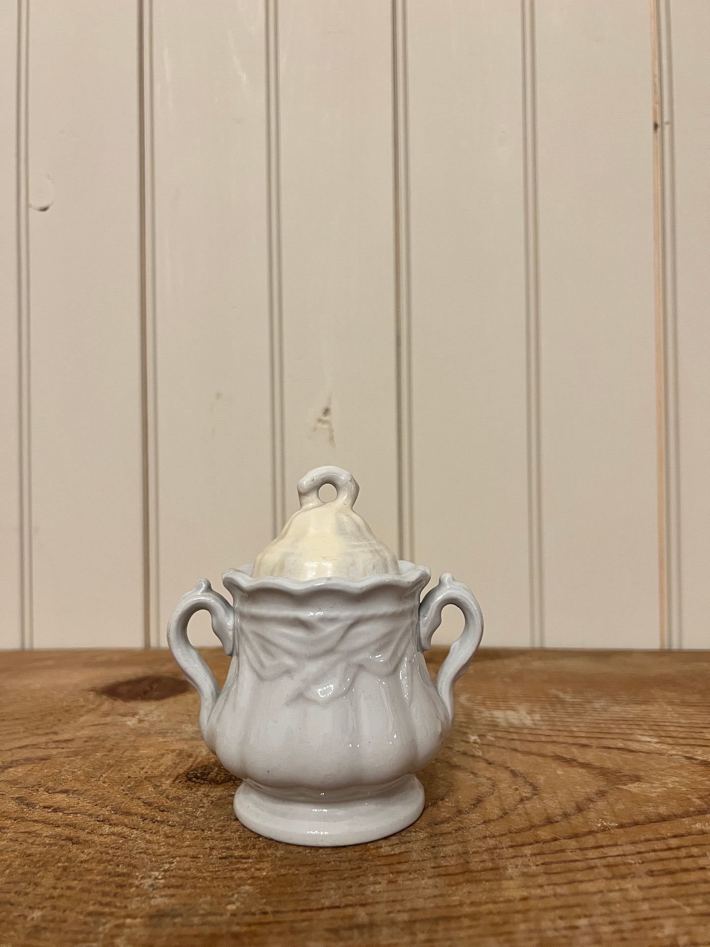 Elsmore & Forster Miniature Wheat Coffee Pot & Sugar Bowl