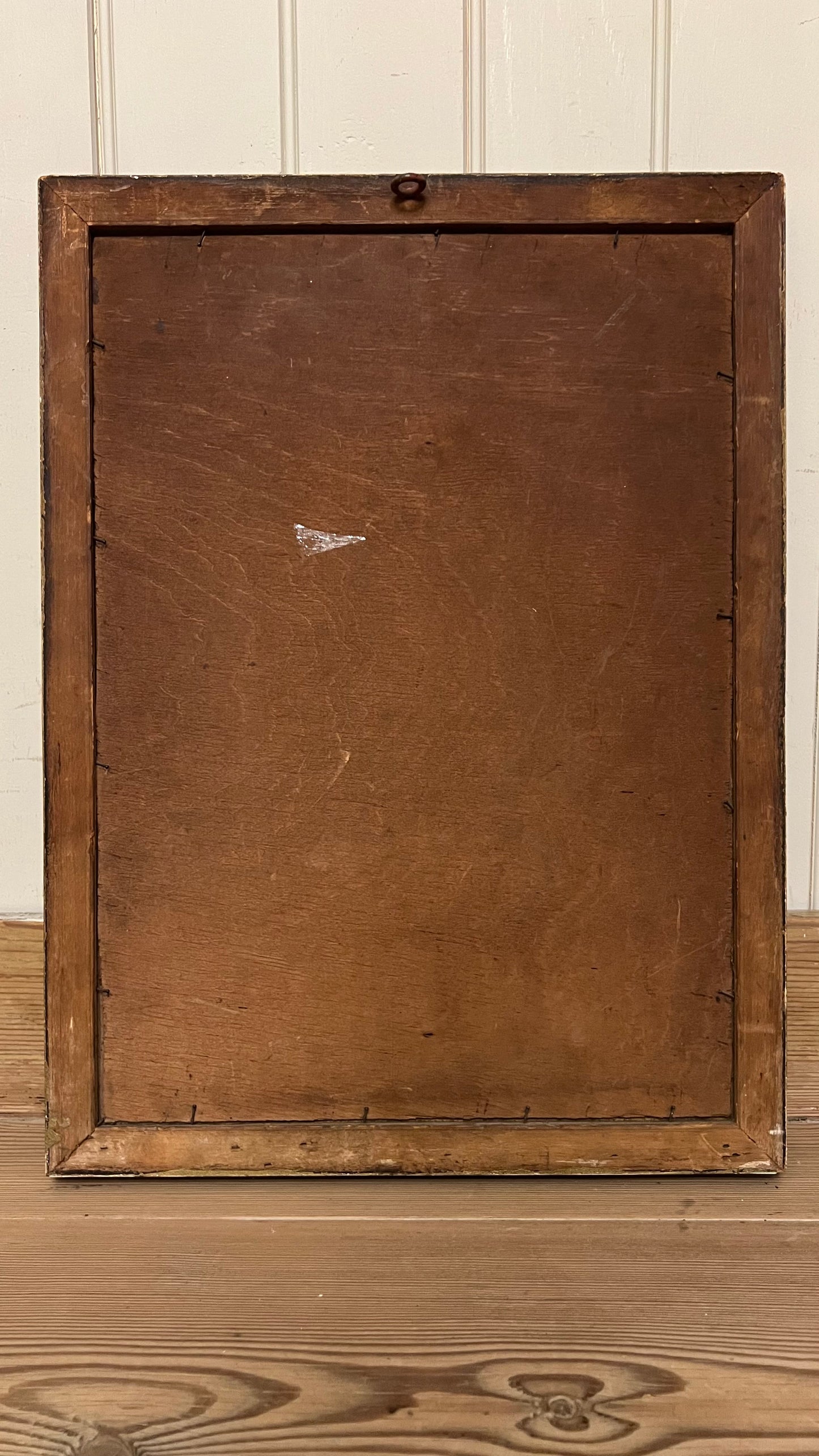 Red Tulip Painting on Board