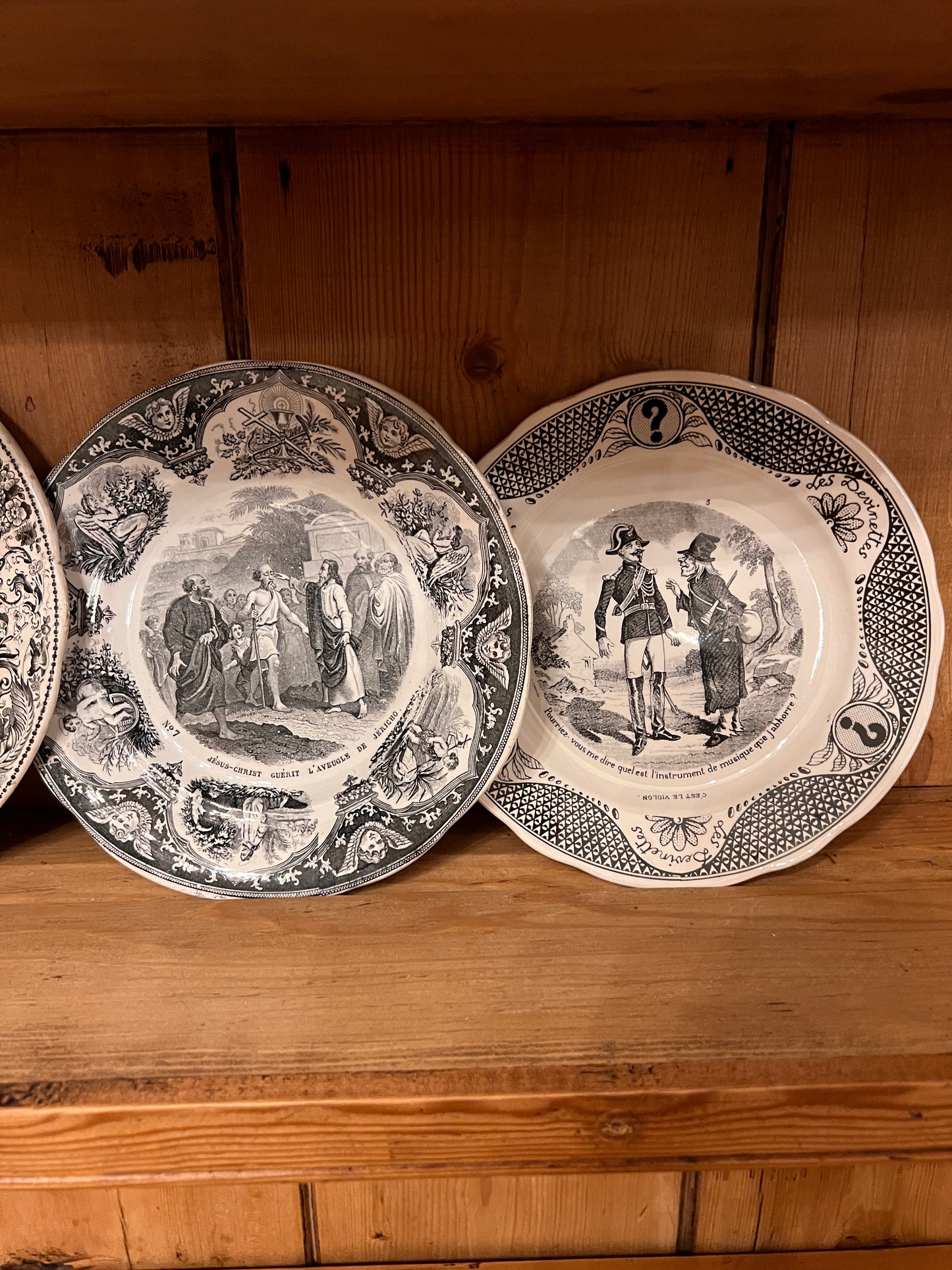 French Conversation Plates