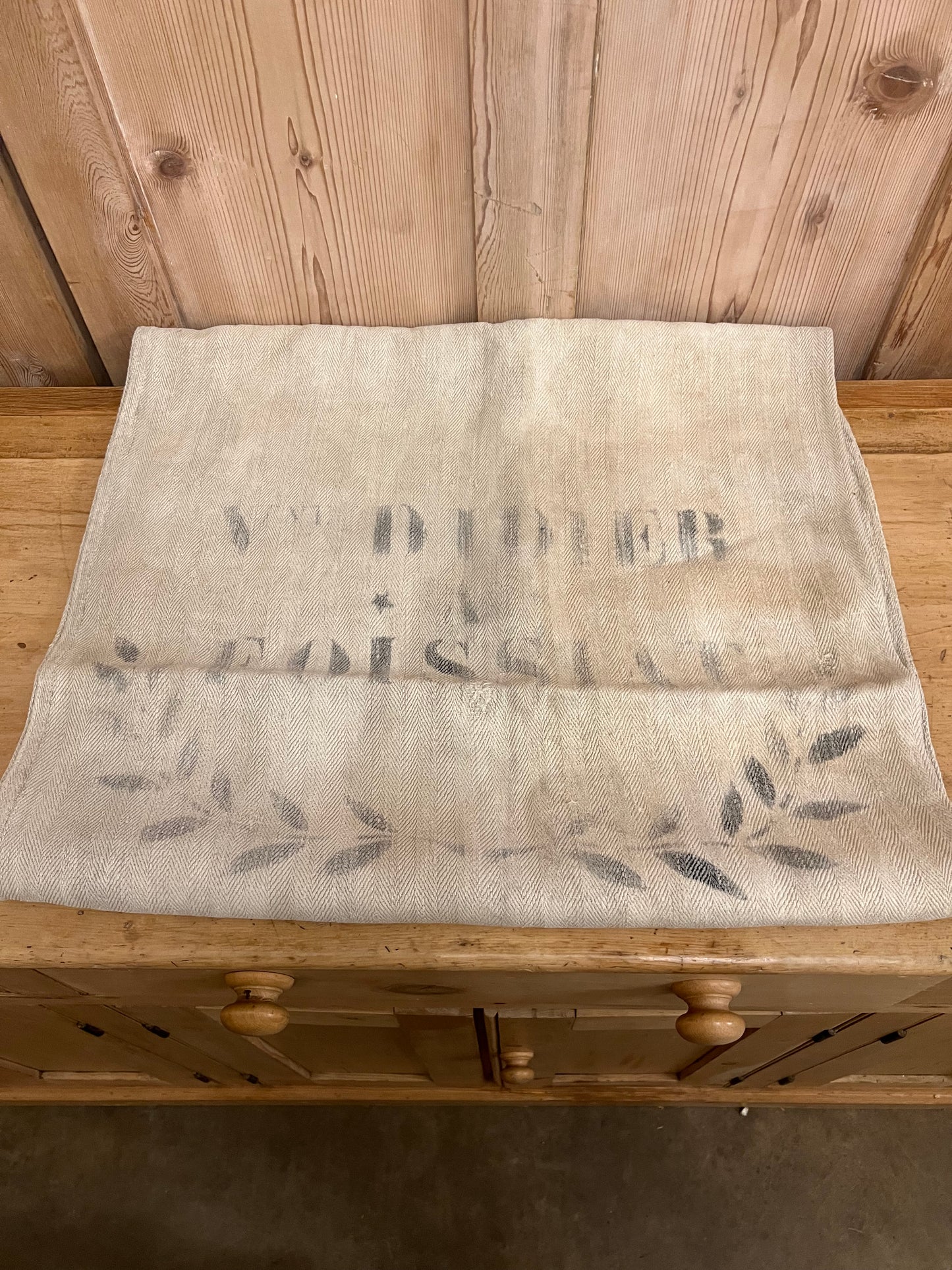 German Linen Grain Sack