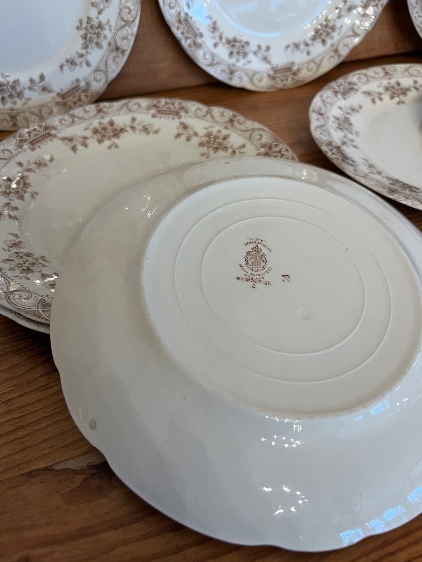 Henry Alcock Ironstone Lunch Plate