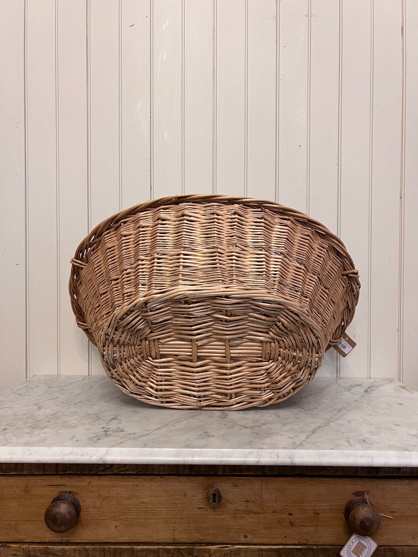 French Laundry Basket Oval
