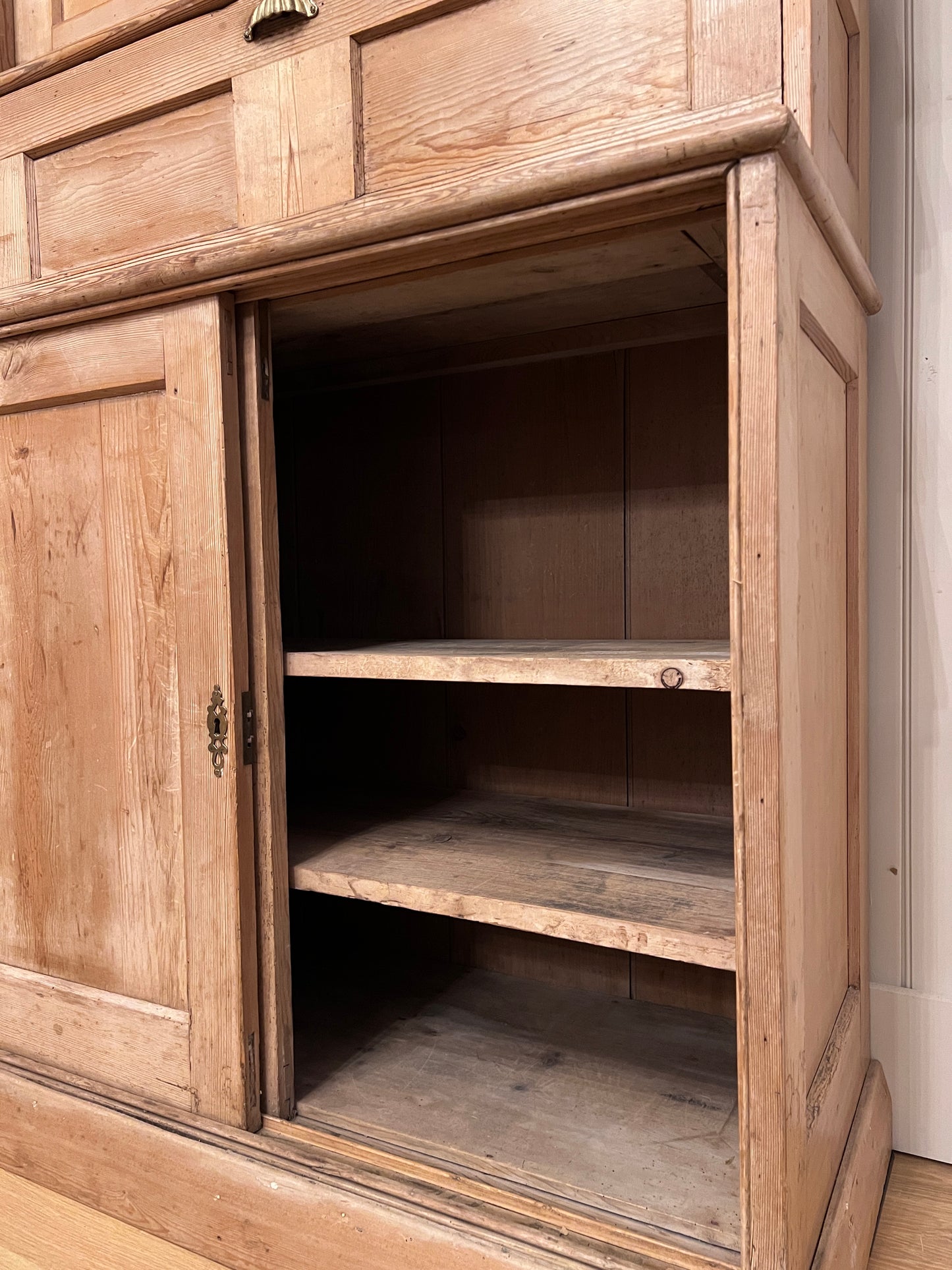 English Pine Secretary Desk
