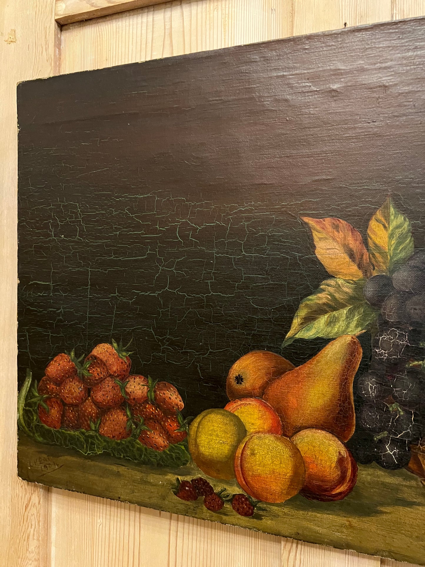 C. 1901 Still Life - A Basket of Fruit