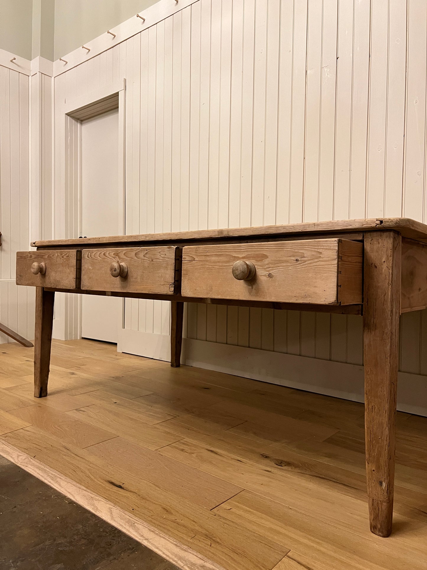 Victorian Pine 6 Drawer Dairy Table