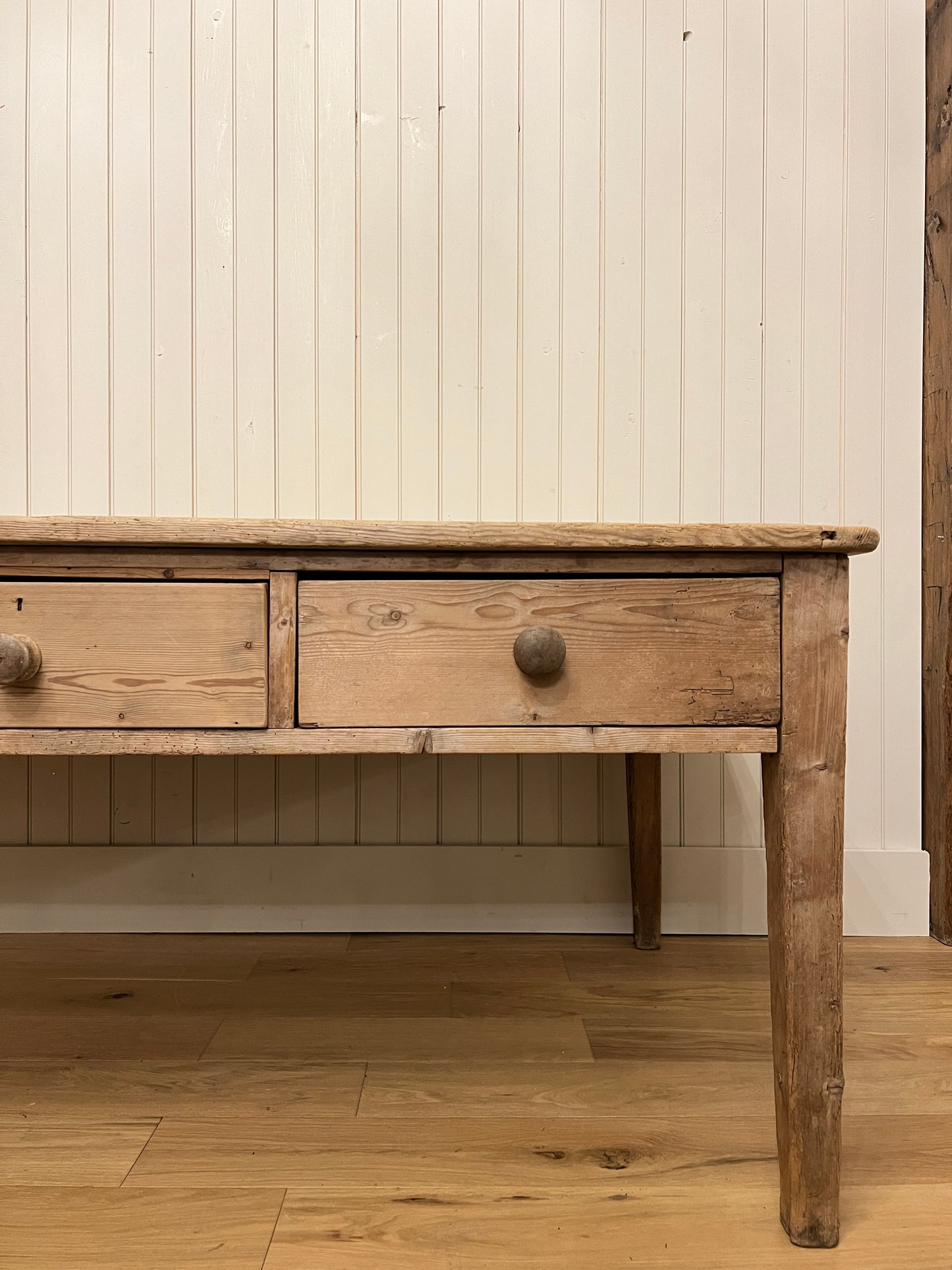Victorian Pine 6 Drawer Dairy Table