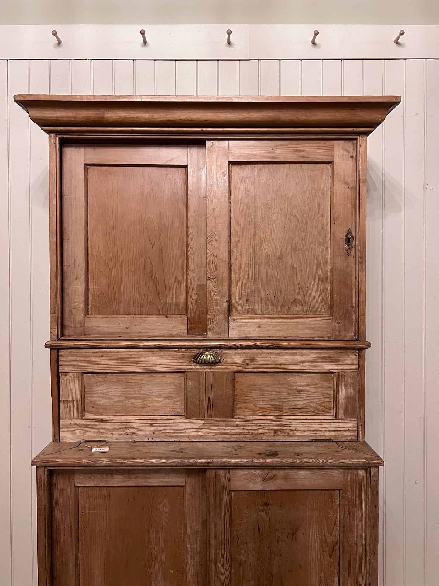 English Pine Secretary Desk