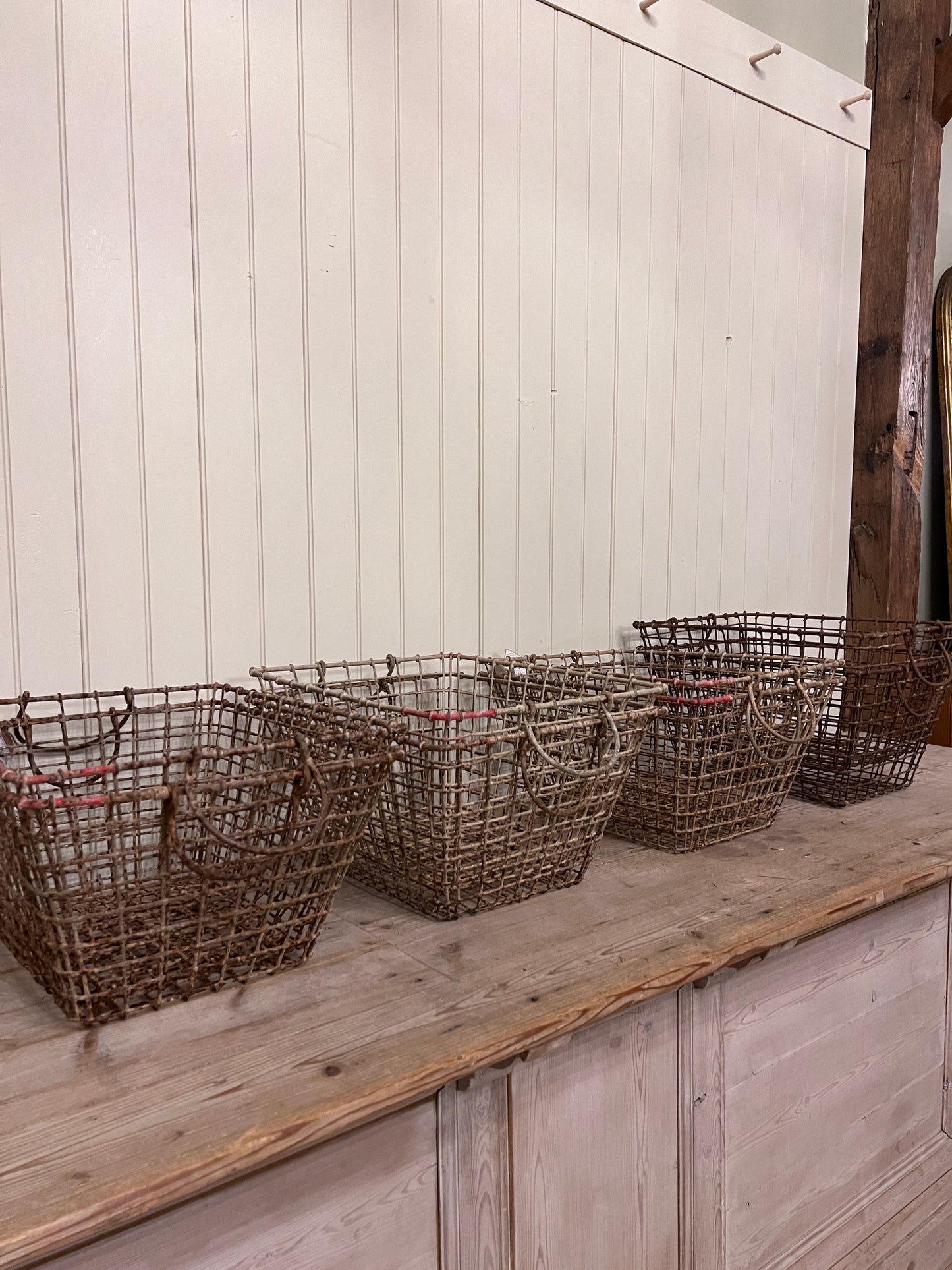 French Oyster Shelling Baskets