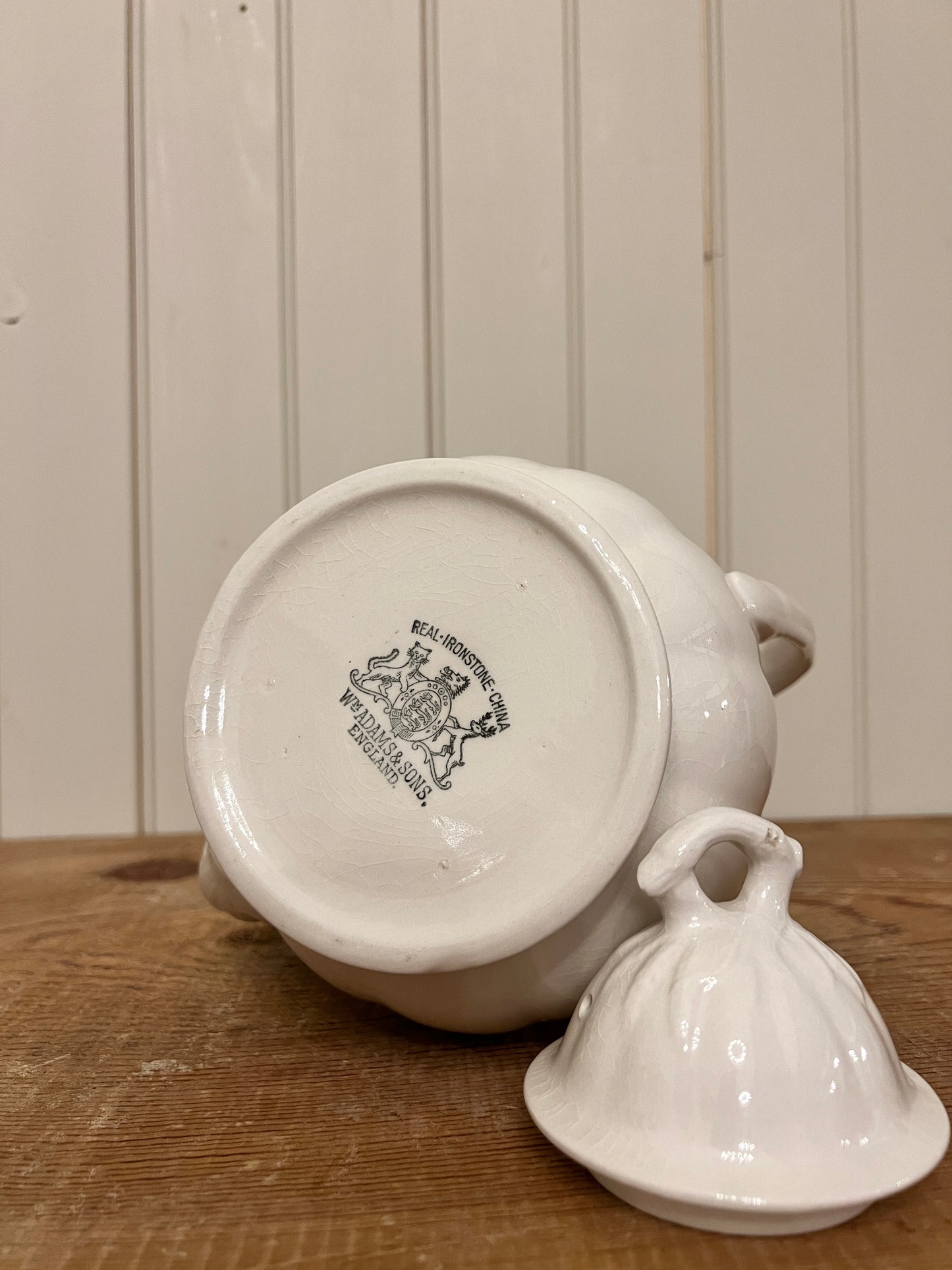 Wm Adams & Sons Wheat Ironstone Coffee Pot
