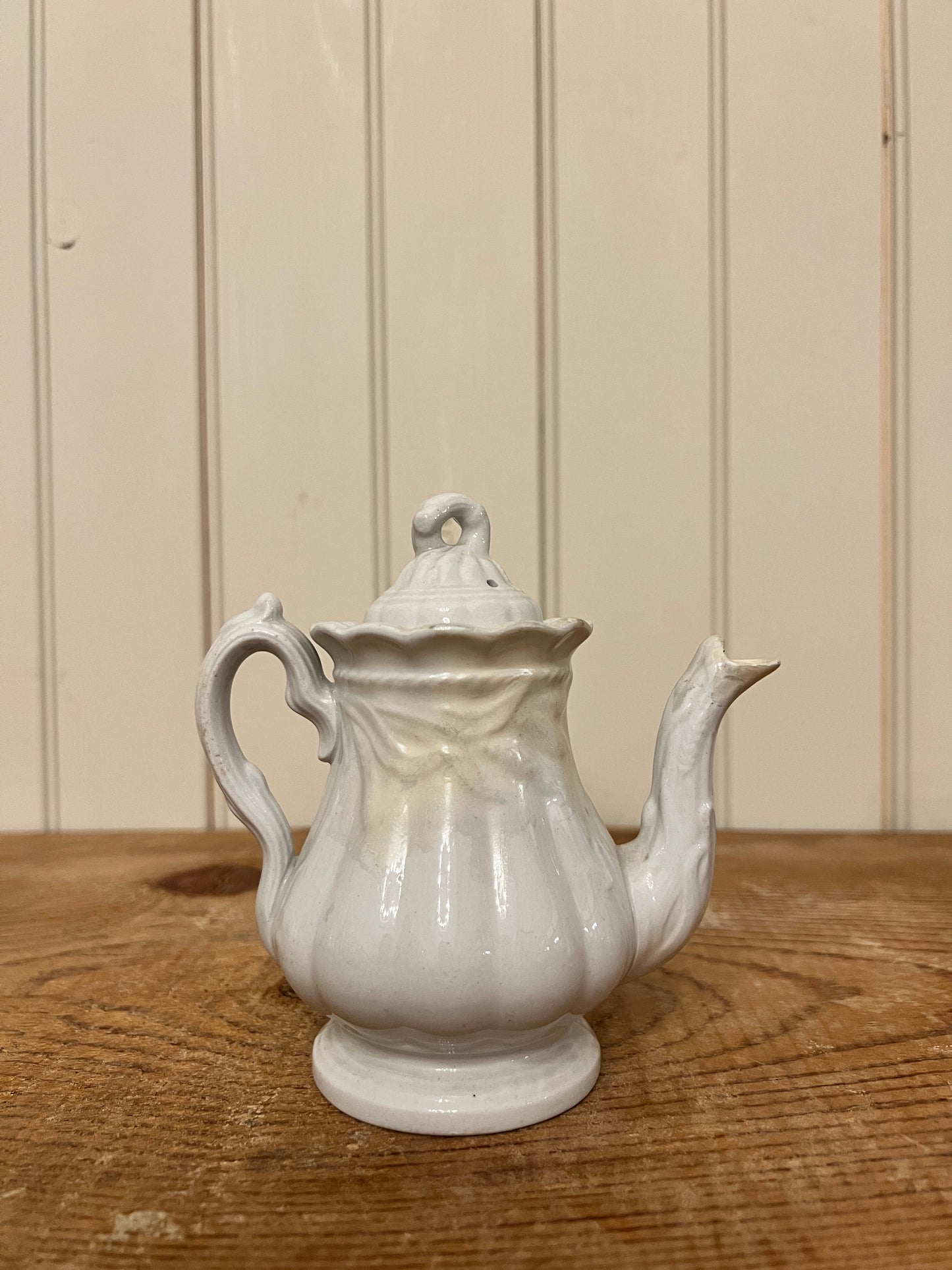Elsmore & Forster Miniature Wheat Coffee Pot & Sugar Bowl