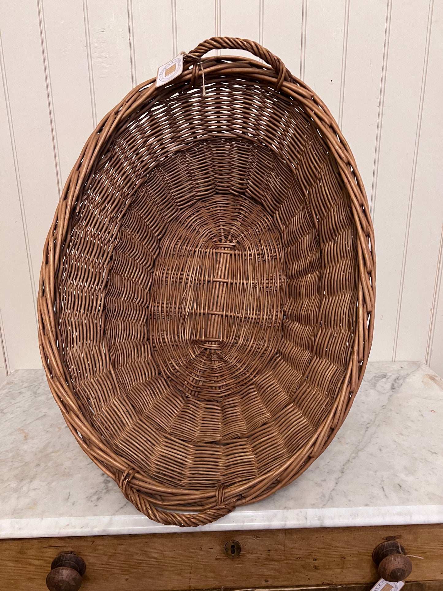 French Laundry Basket Oval