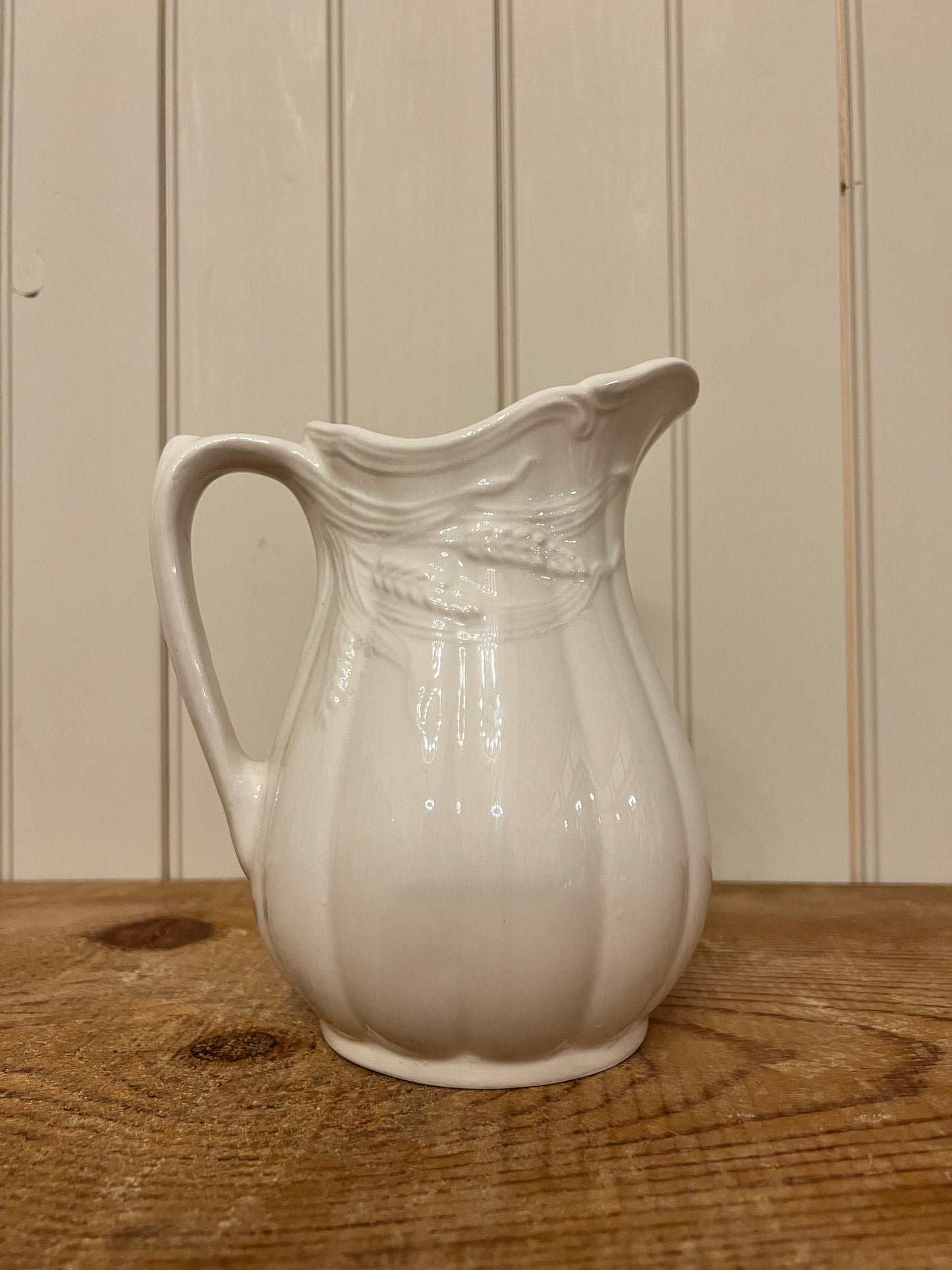 Wheat Ironstone Pitcher