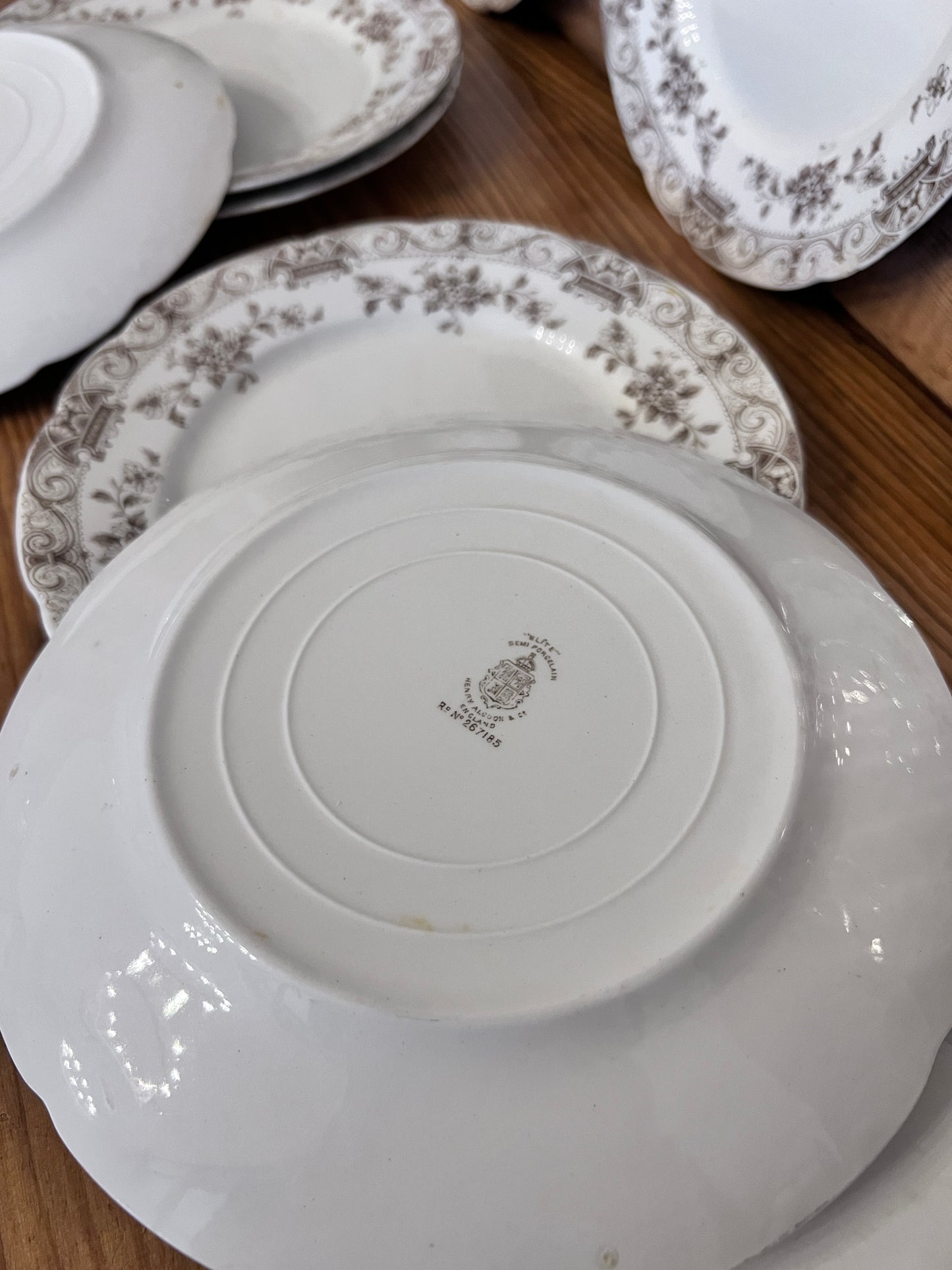 Henry Alcock Ironstone Lunch Plate
