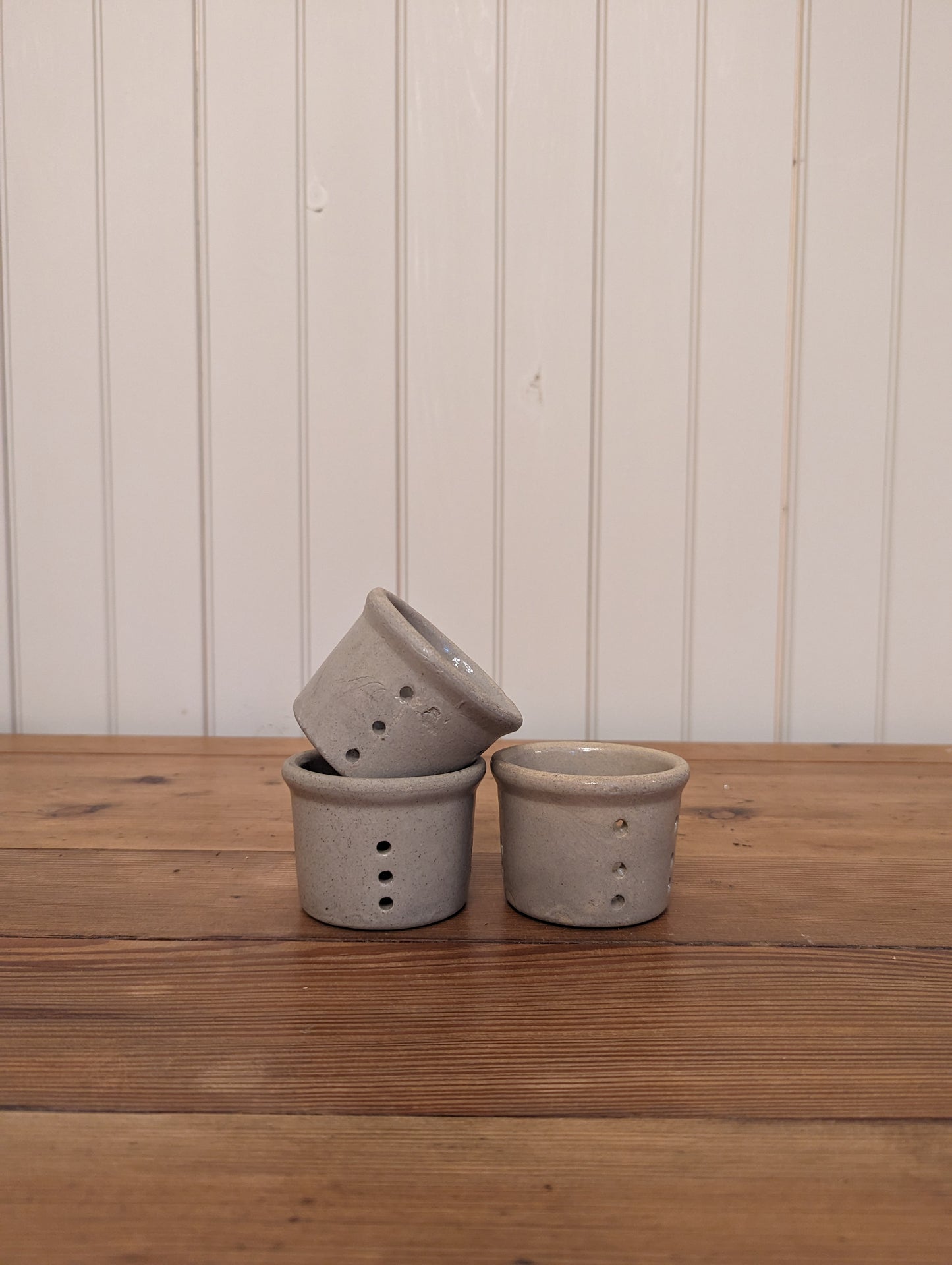 French Stoneware Cheese Molds