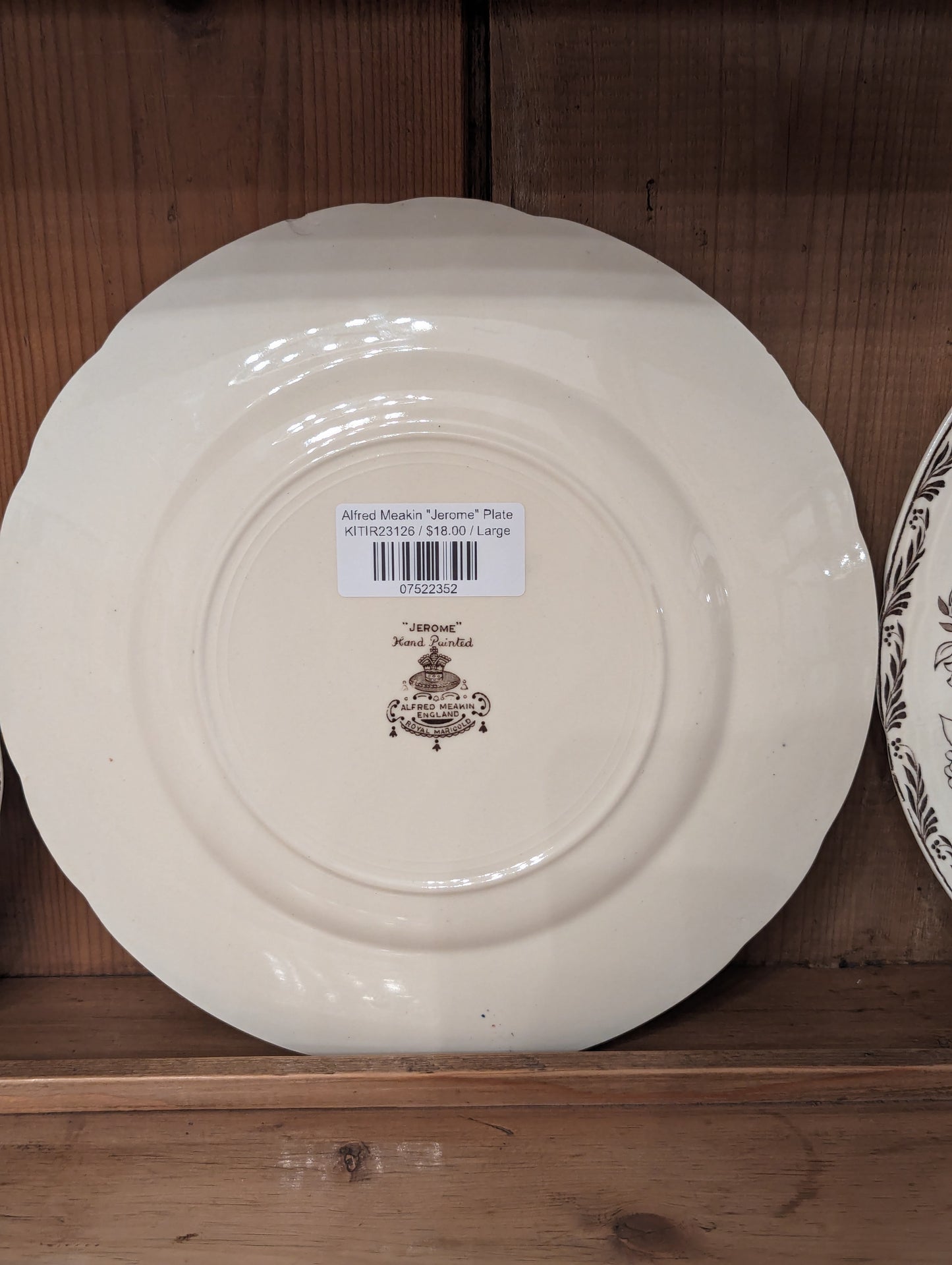 Alfred Meakin "Jerome" Plate
