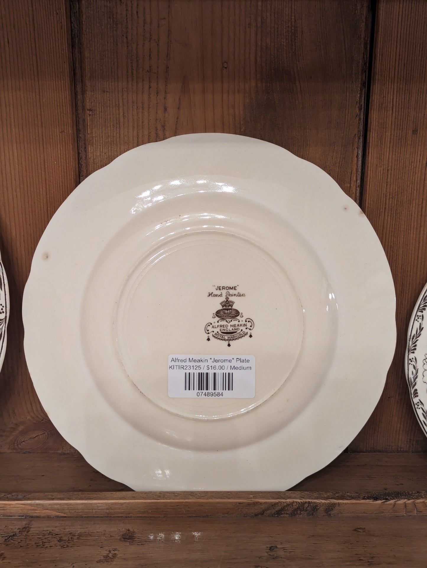 Alfred Meakin "Jerome" Plate