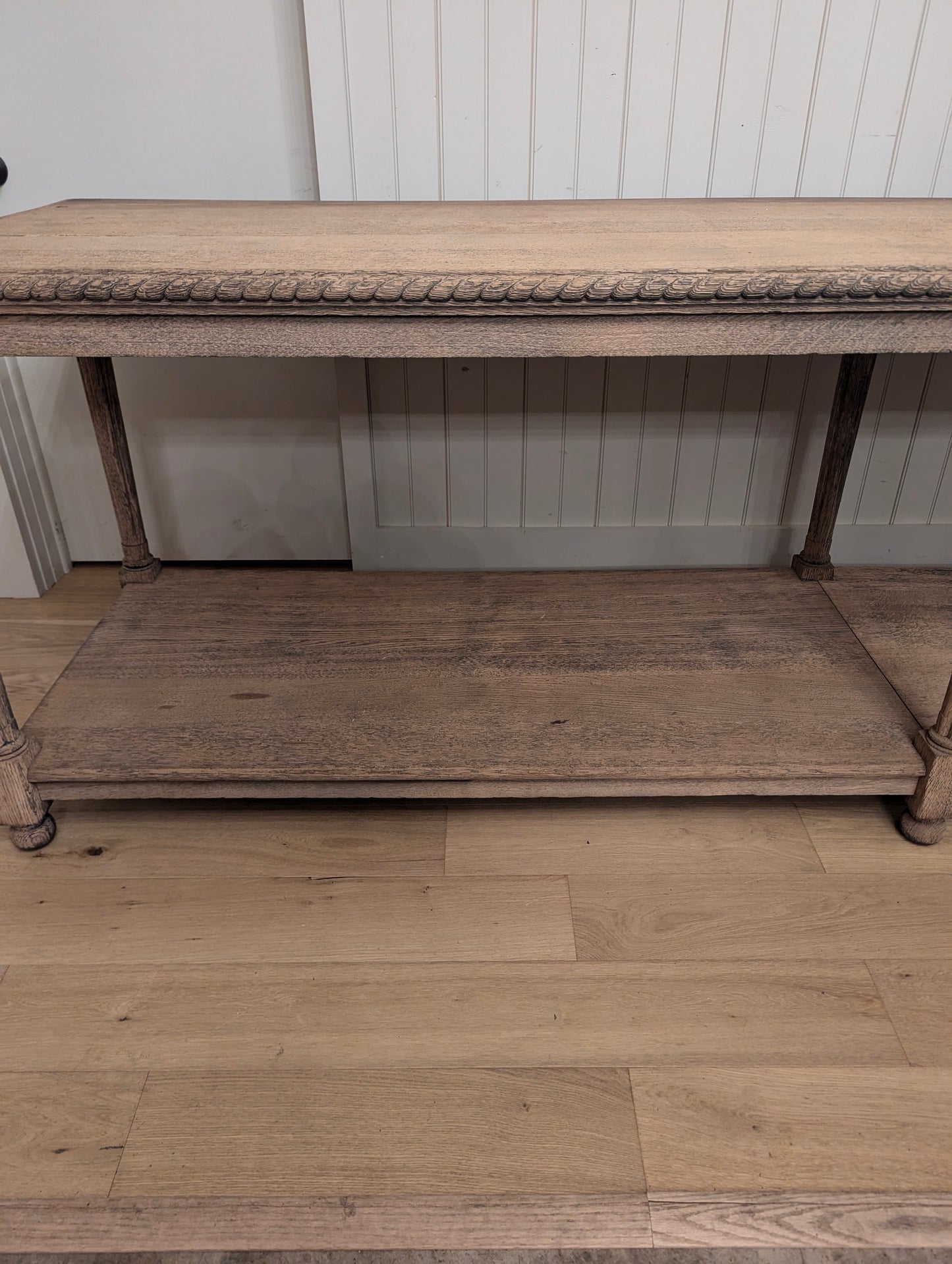 Scrubbed Oak Belgian Drapers Table 1