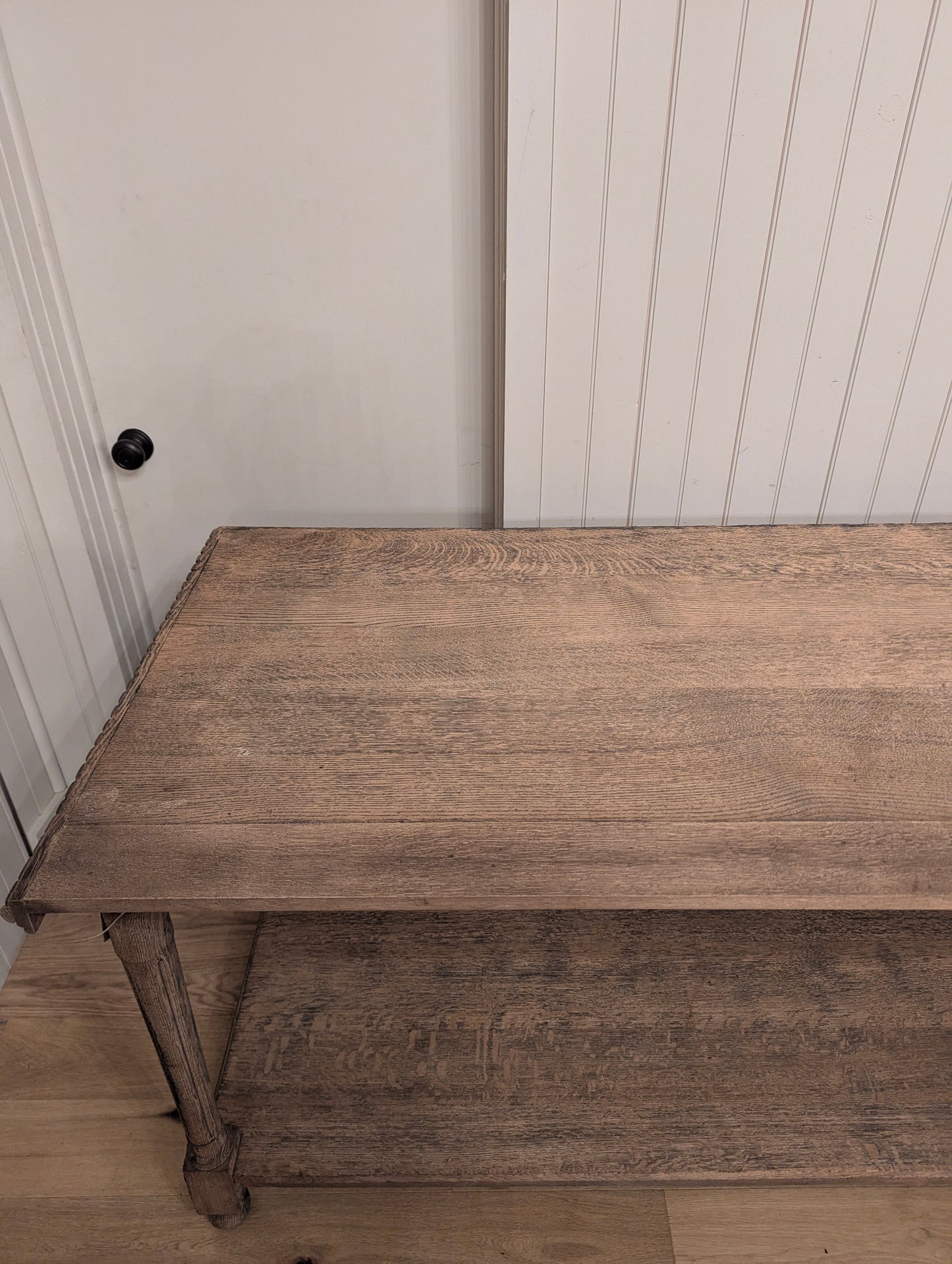 Scrubbed Oak Belgian Drapers Table 1