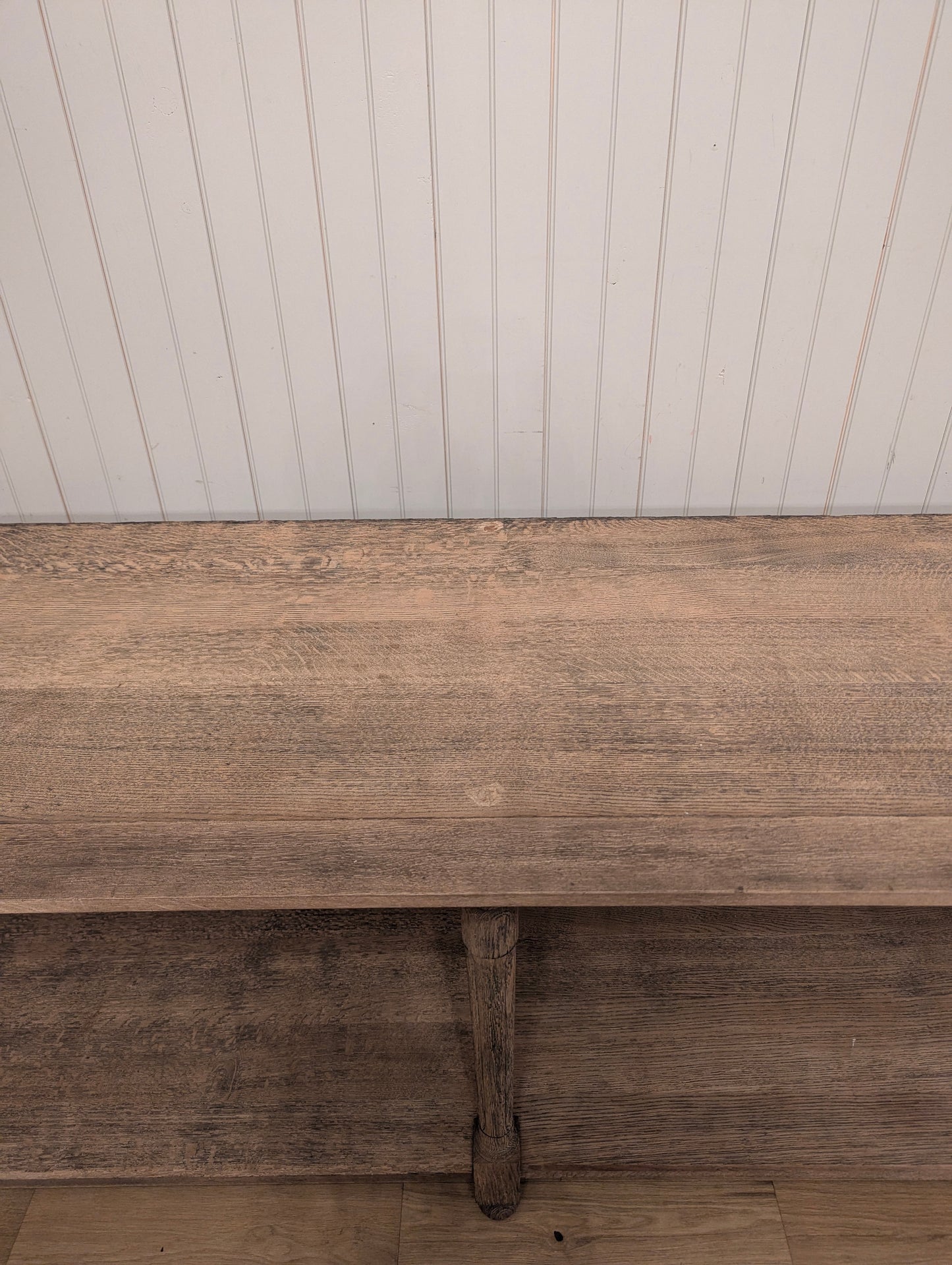 Scrubbed Oak Belgian Drapers Table 1
