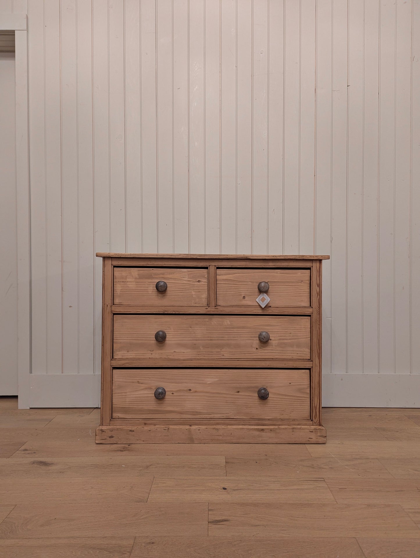 English Pine 2 Over 2 Chest