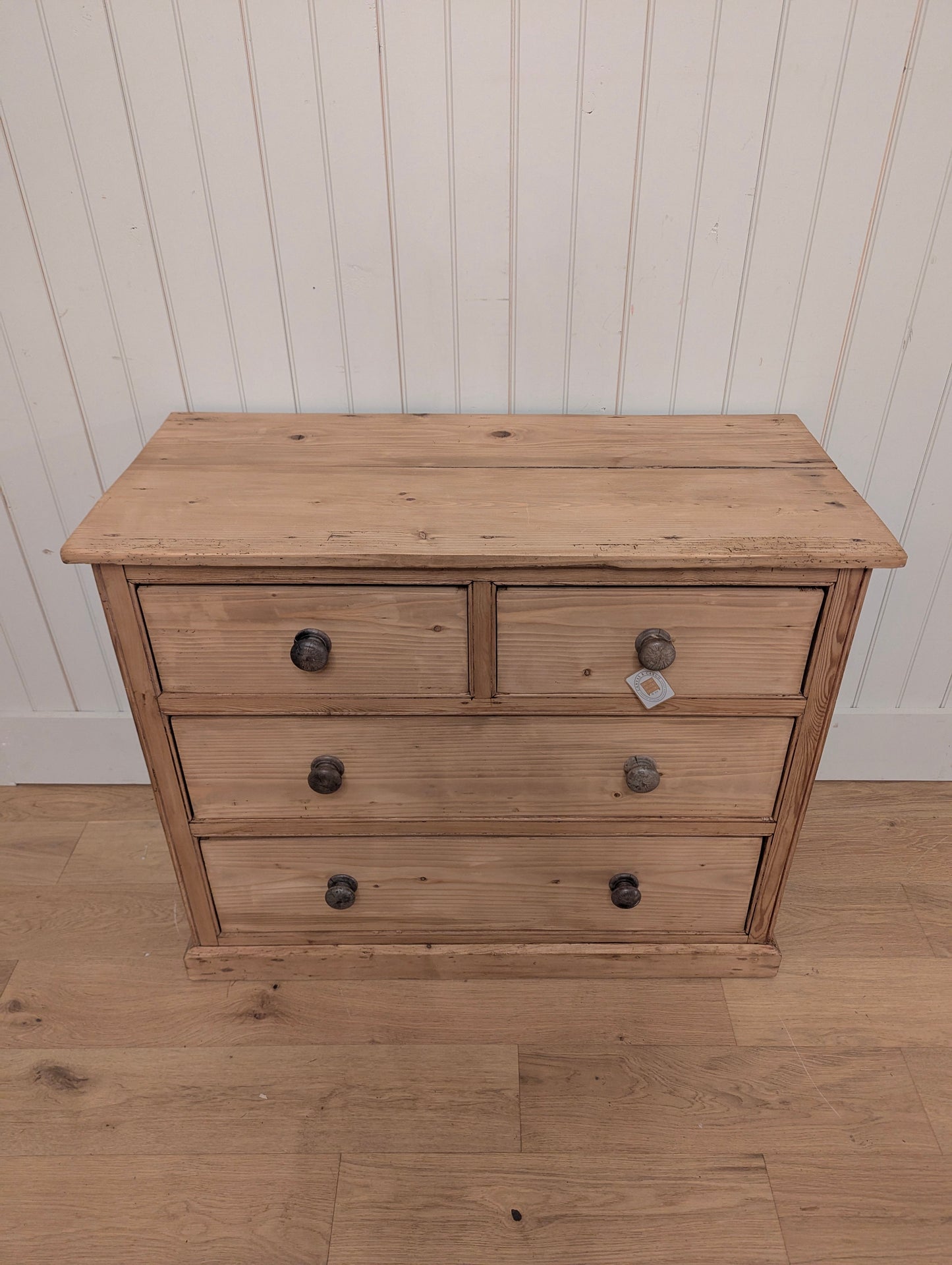 English Pine 2 Over 2 Chest