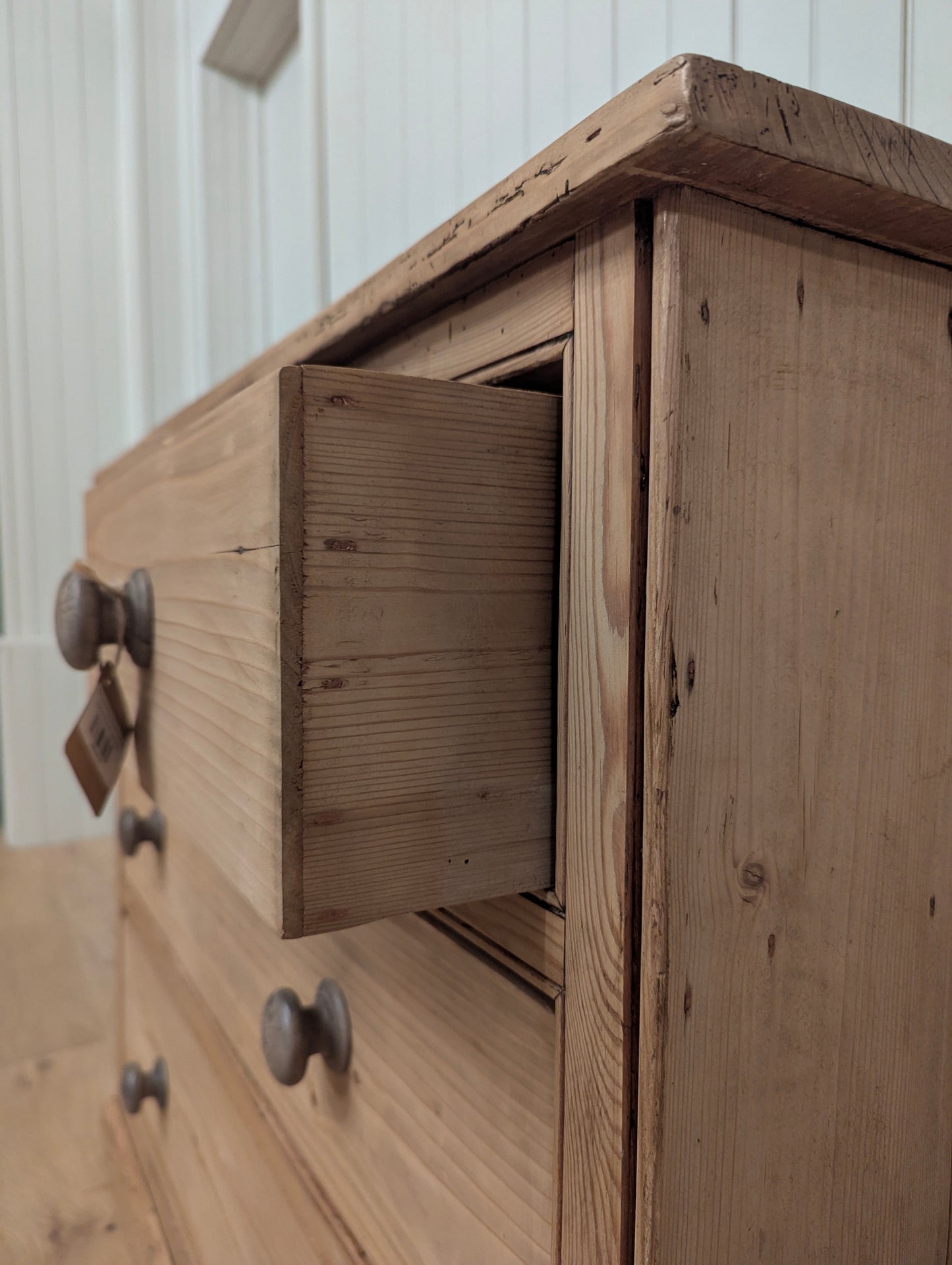 English Pine 2 Over 2 Chest