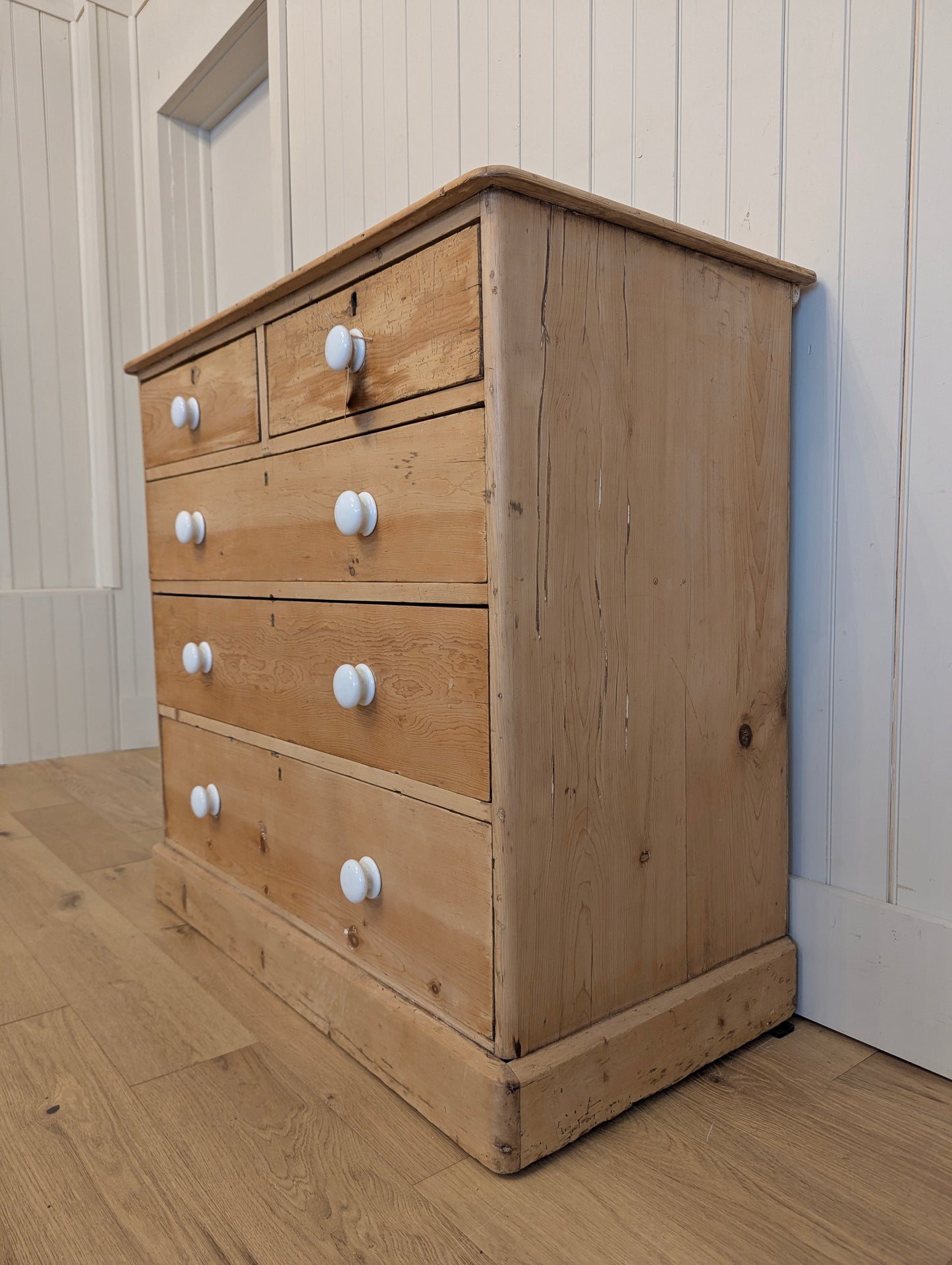 Victorian Pine 2 Over 3 Chest