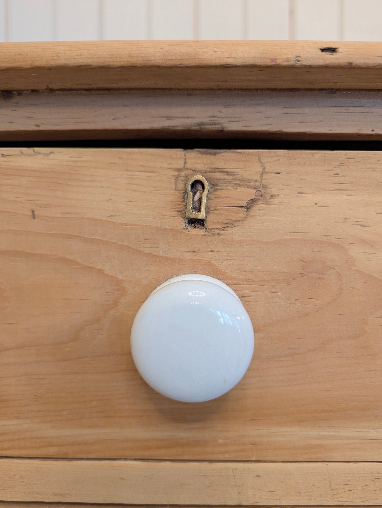 Victorian Pine 2 Over 3 Chest