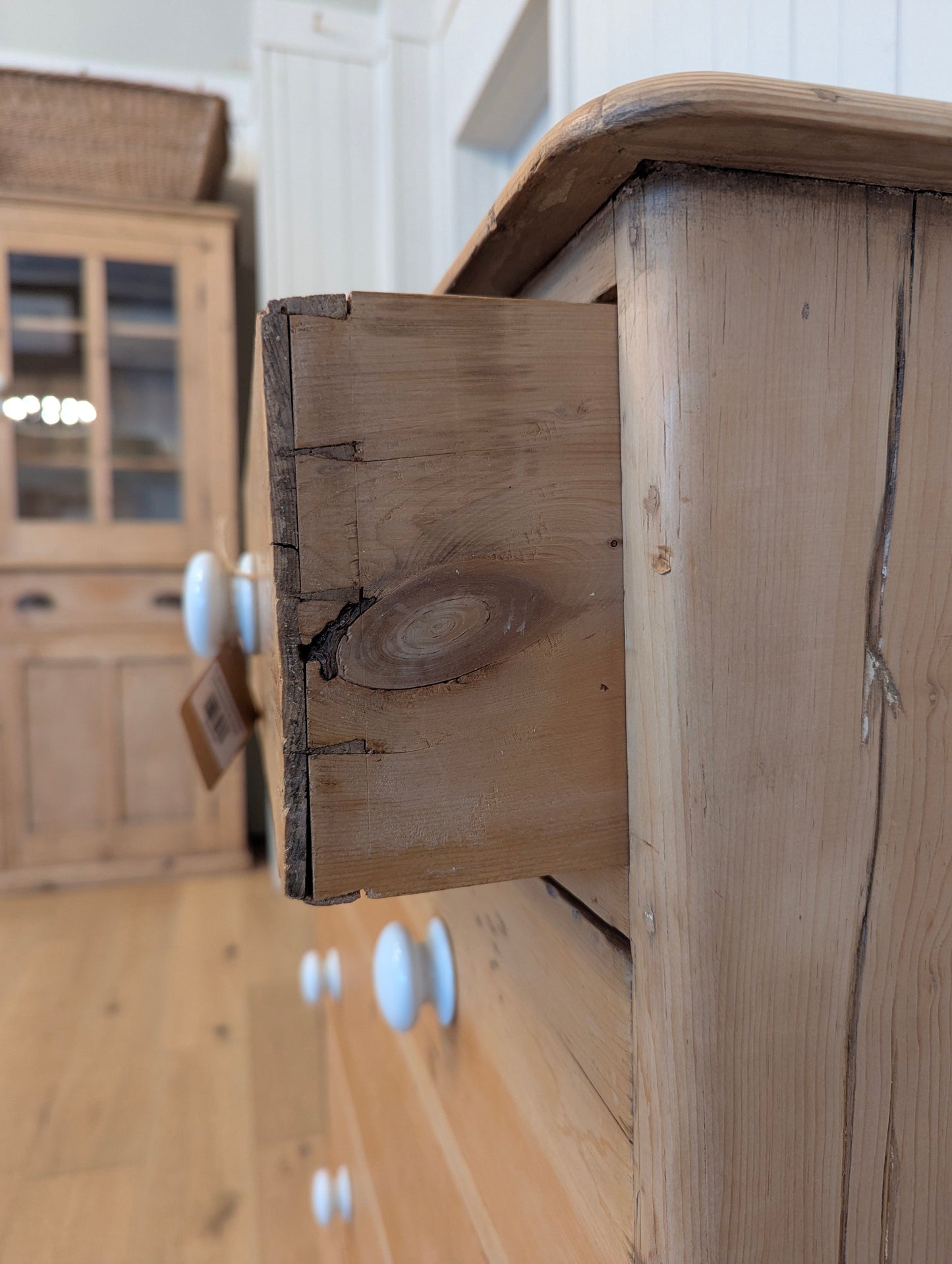 Victorian Pine 2 Over 3 Chest